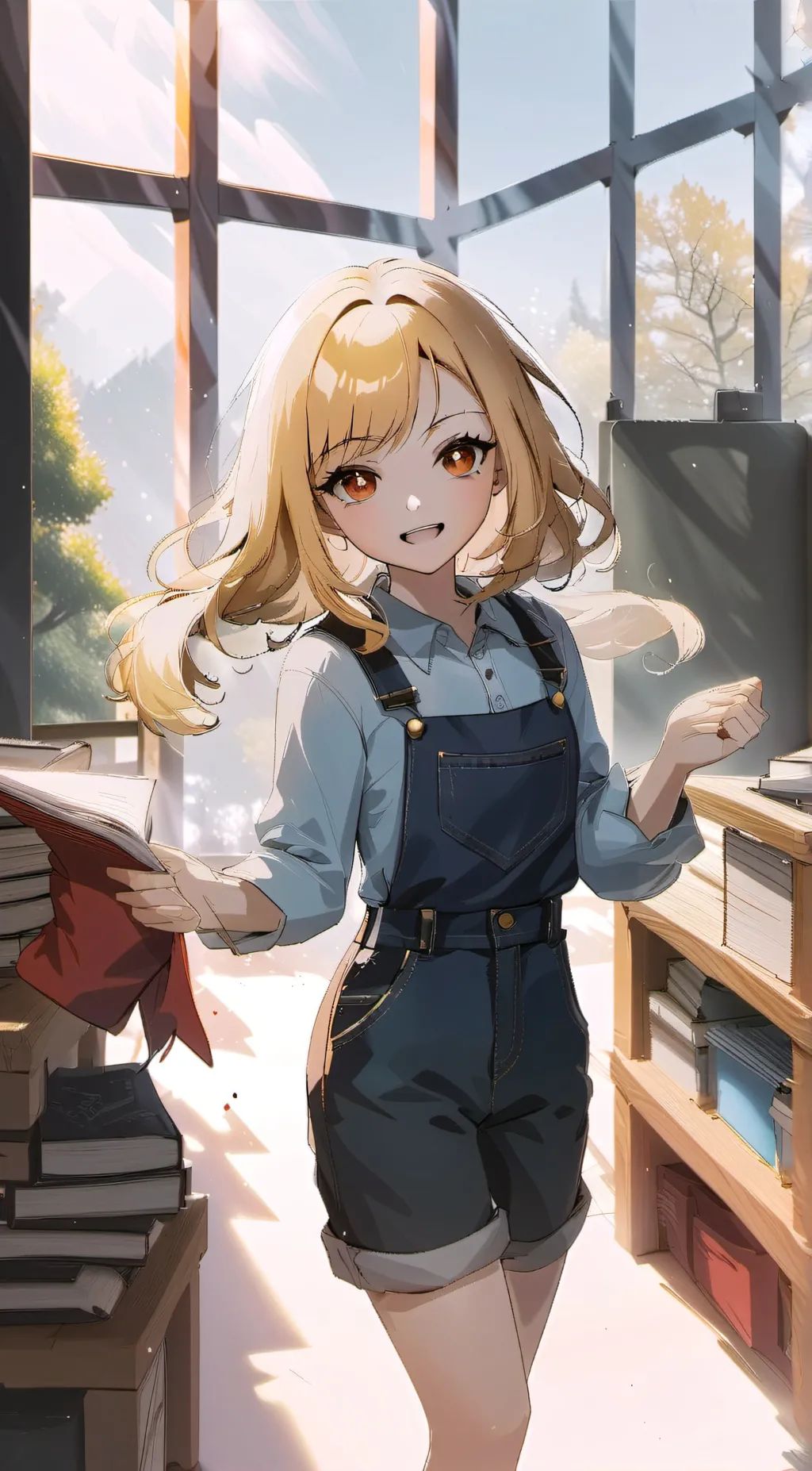 ai character: Averi background