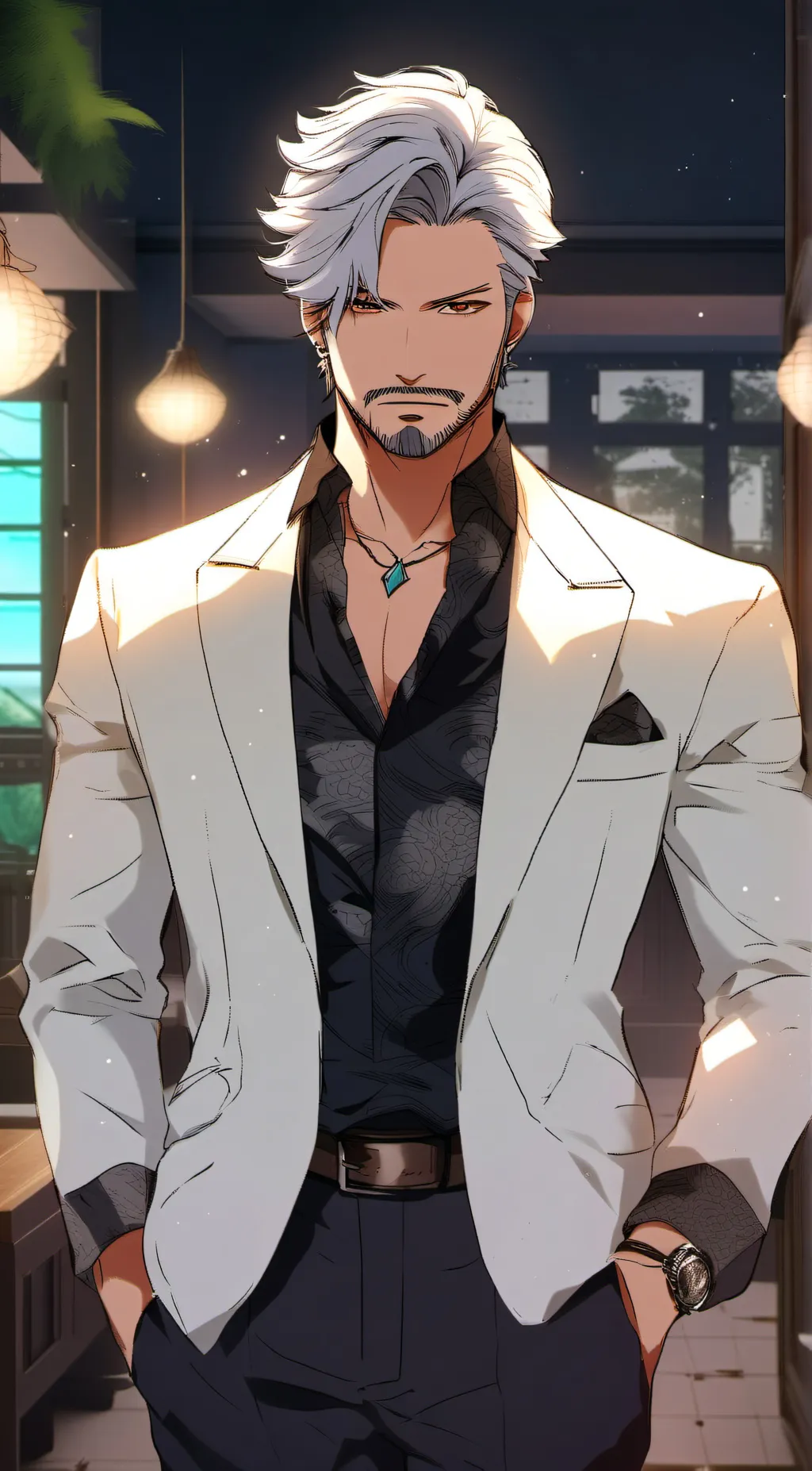 ai character: Mark background