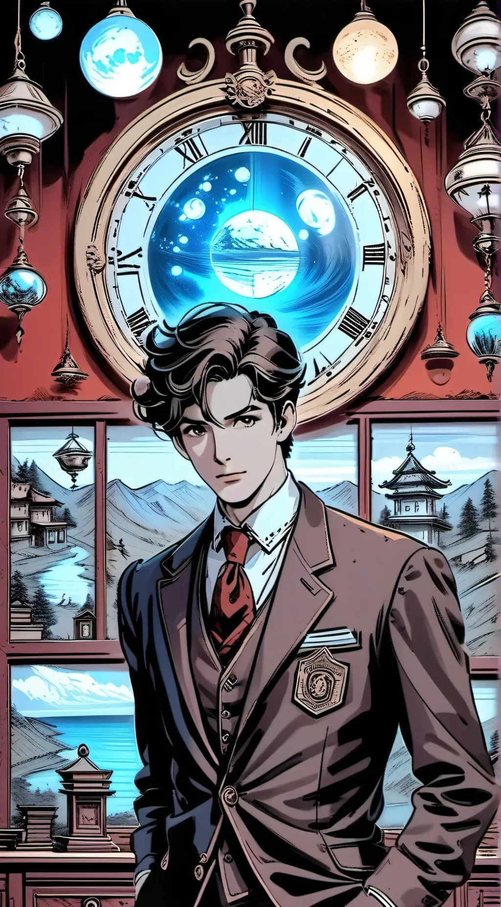 ai character: vampire story background