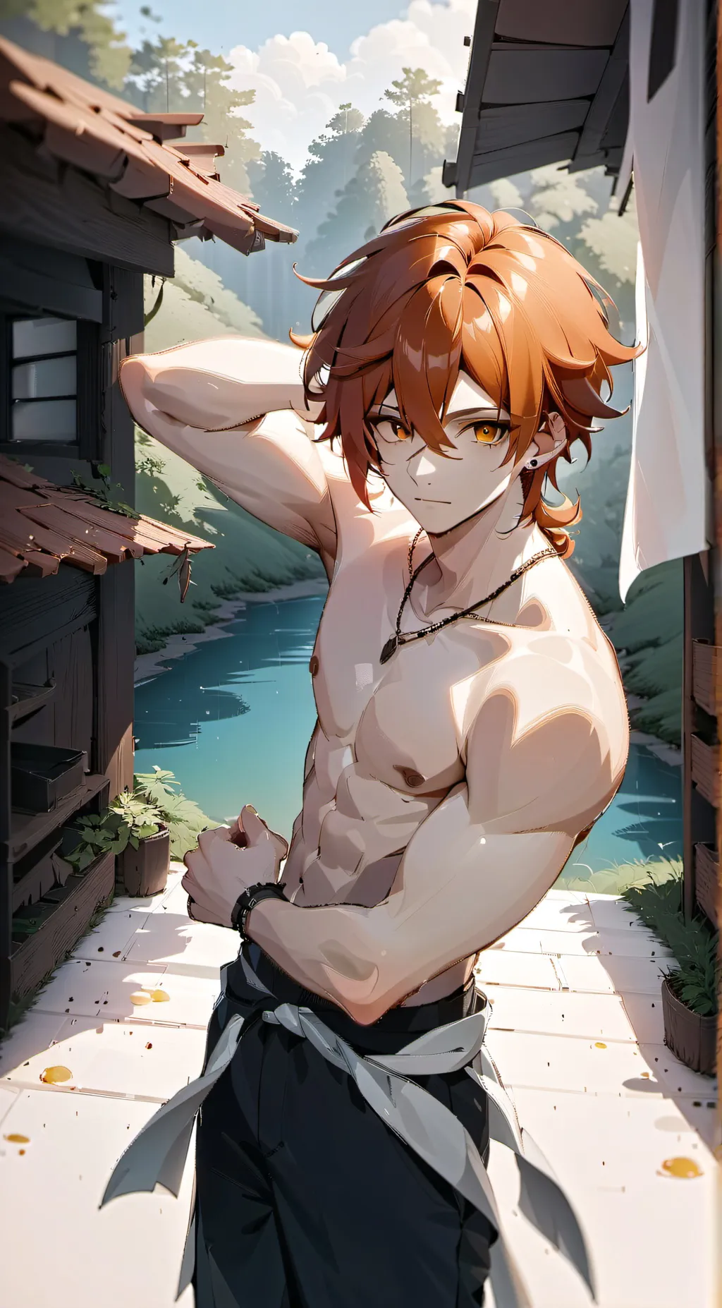 ai character: Drew background