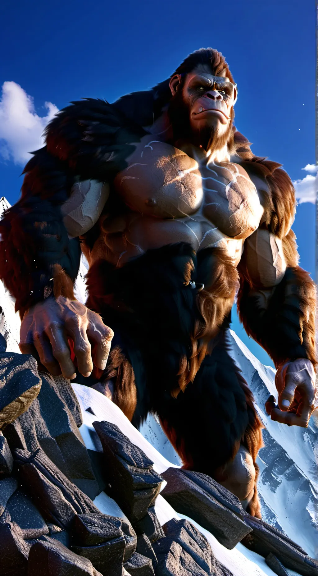 ai character: King Kong background