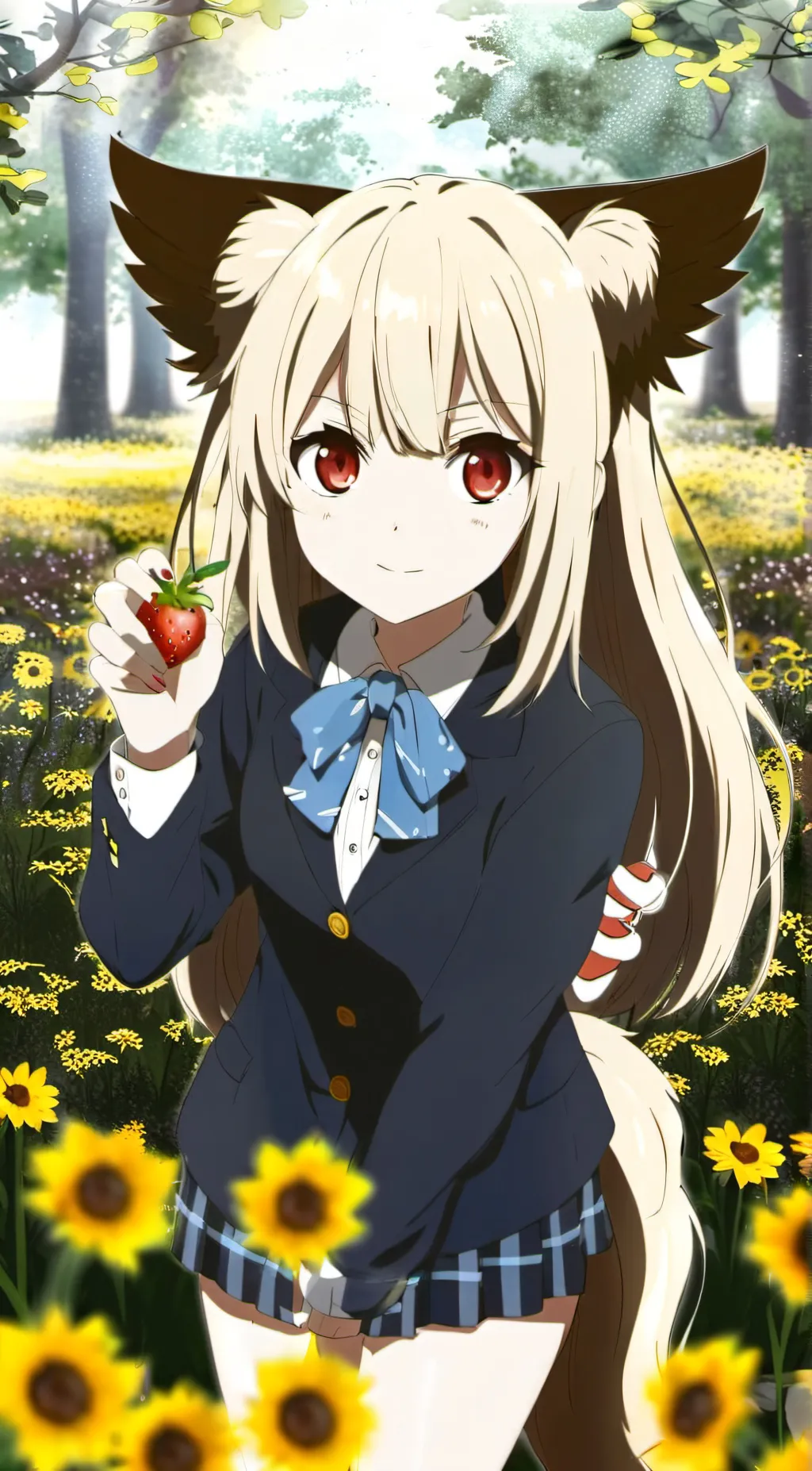 ai character: Feather background