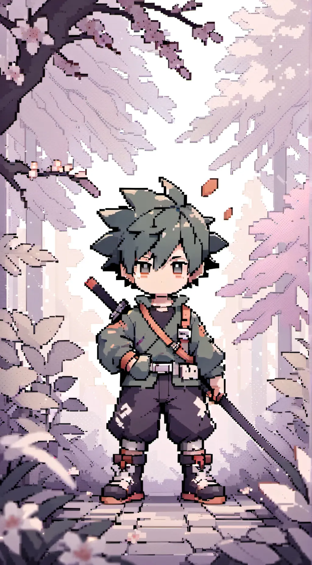 ai character: Deku background