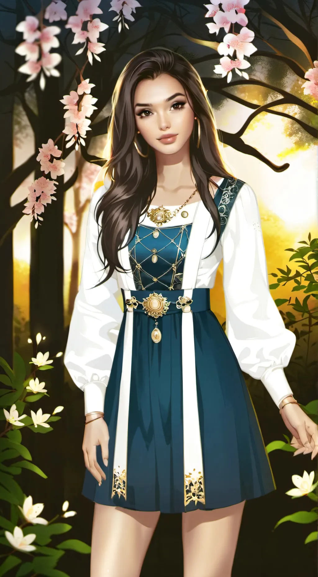 ai character: cutie  background