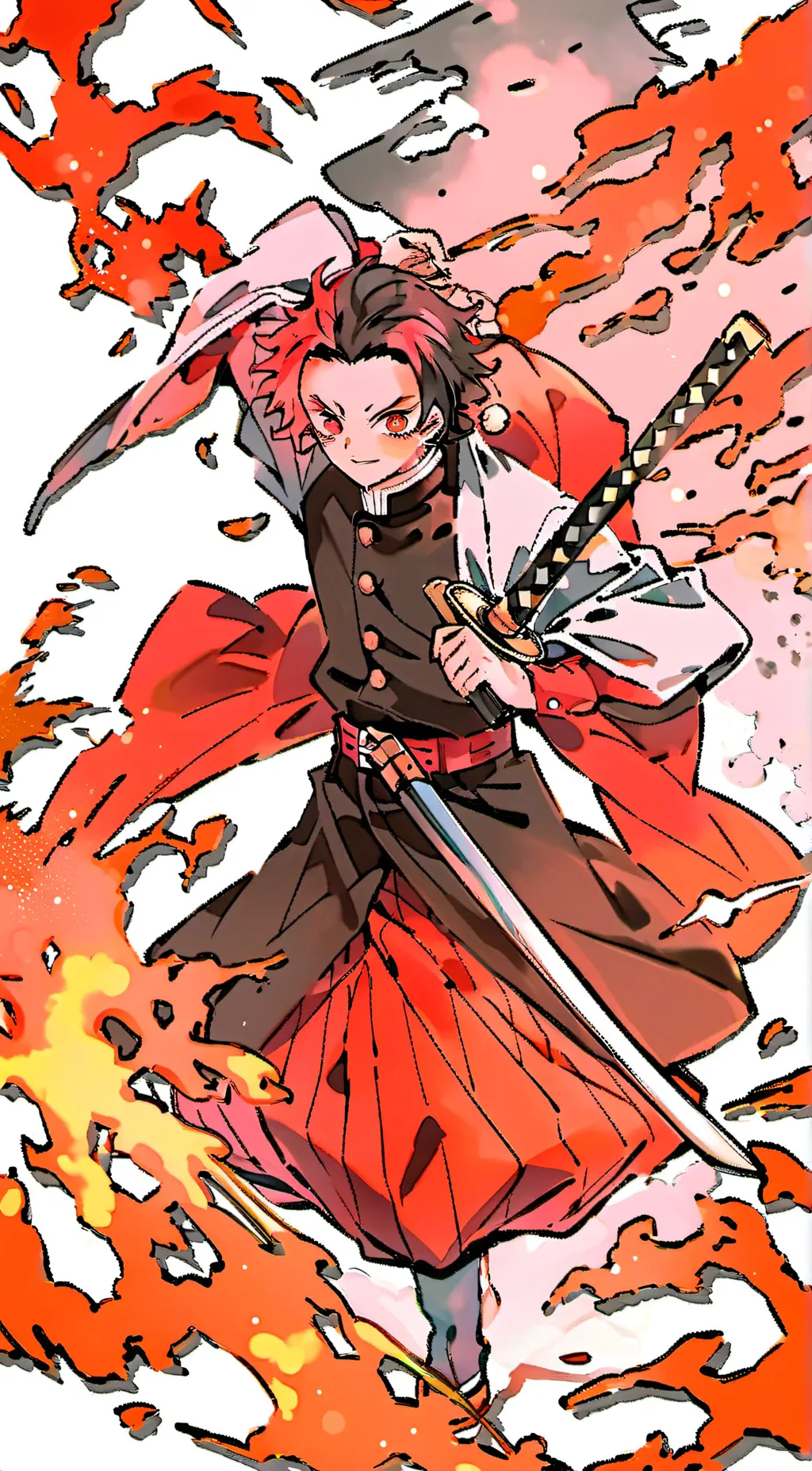 ai character: Demon Slayer S4 background