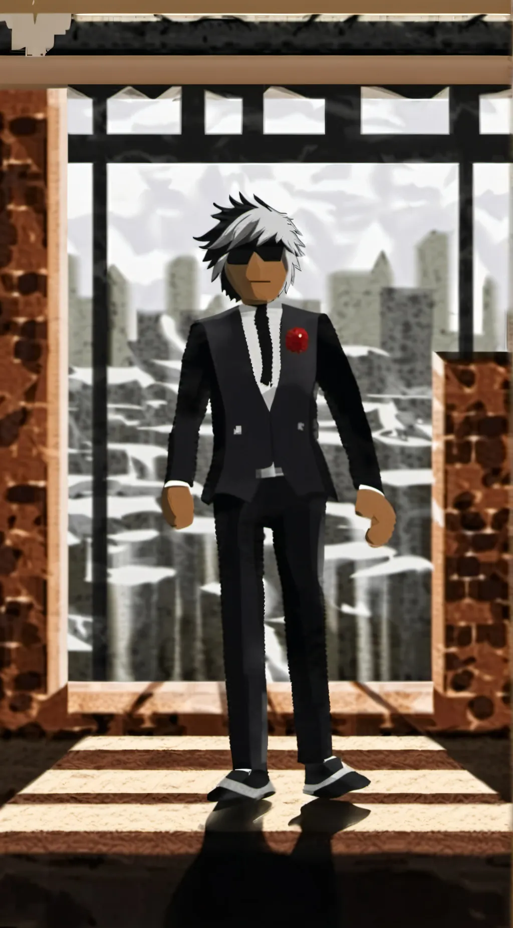 ai character: Slender (R) background