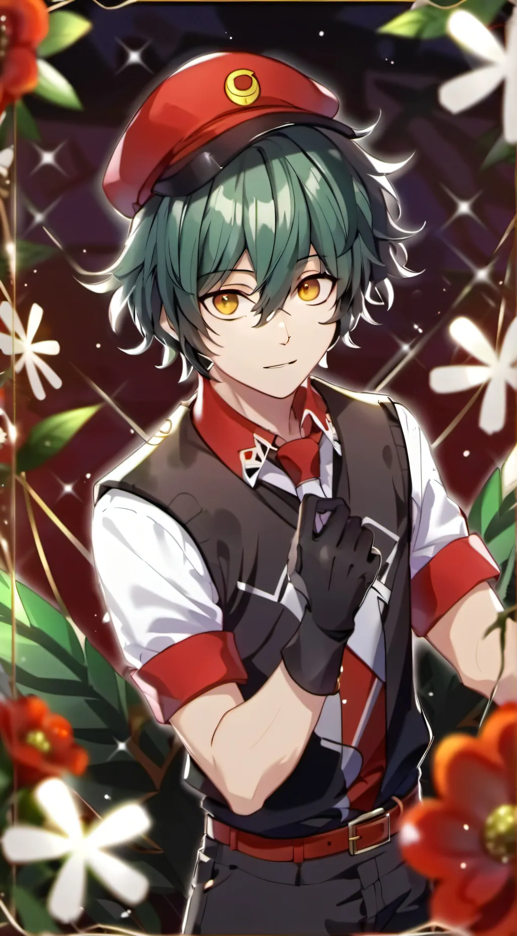 ai character: villain deku  background