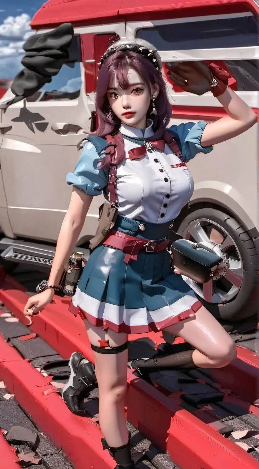 ai character: athena asamiya background