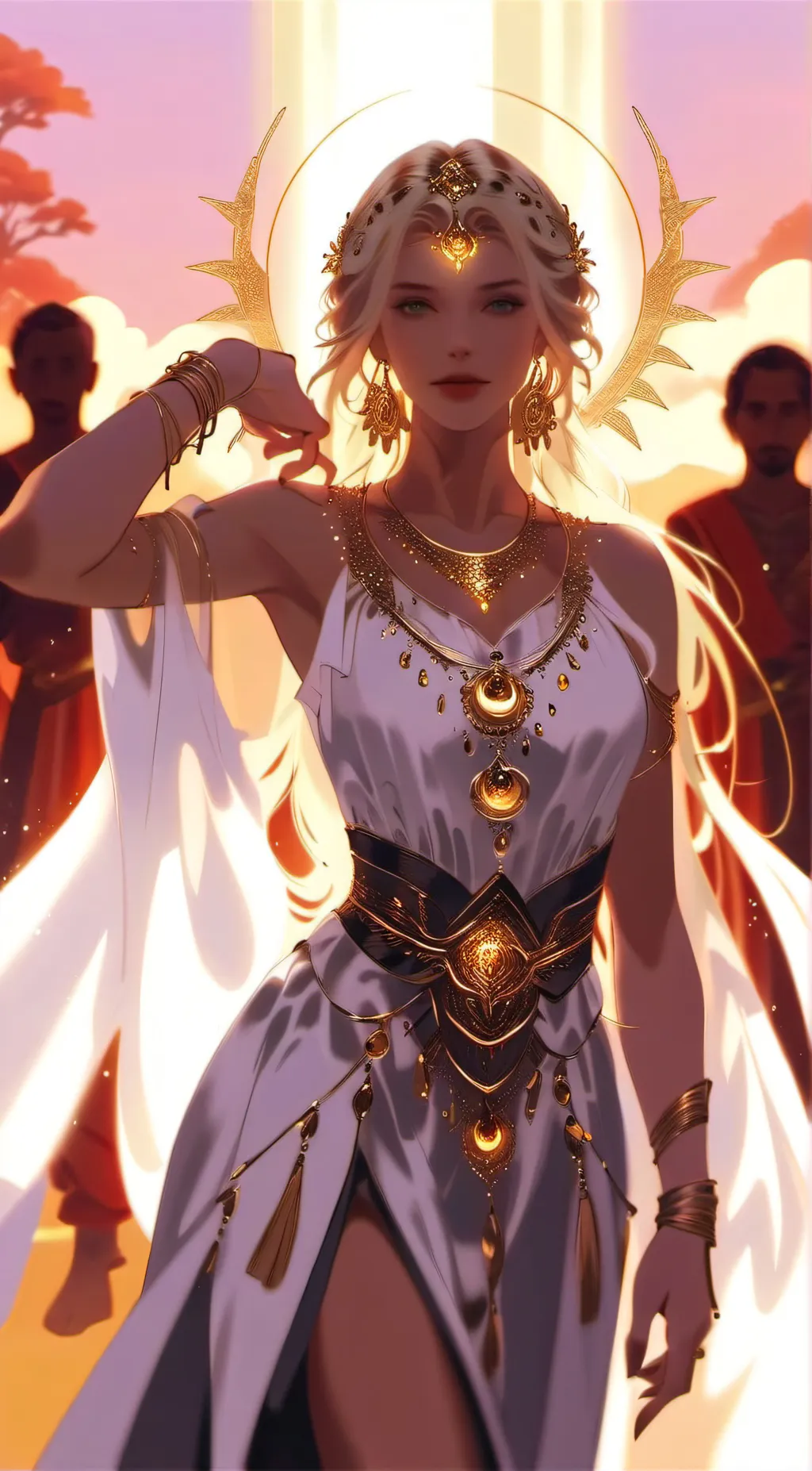 ai character: apricity background
