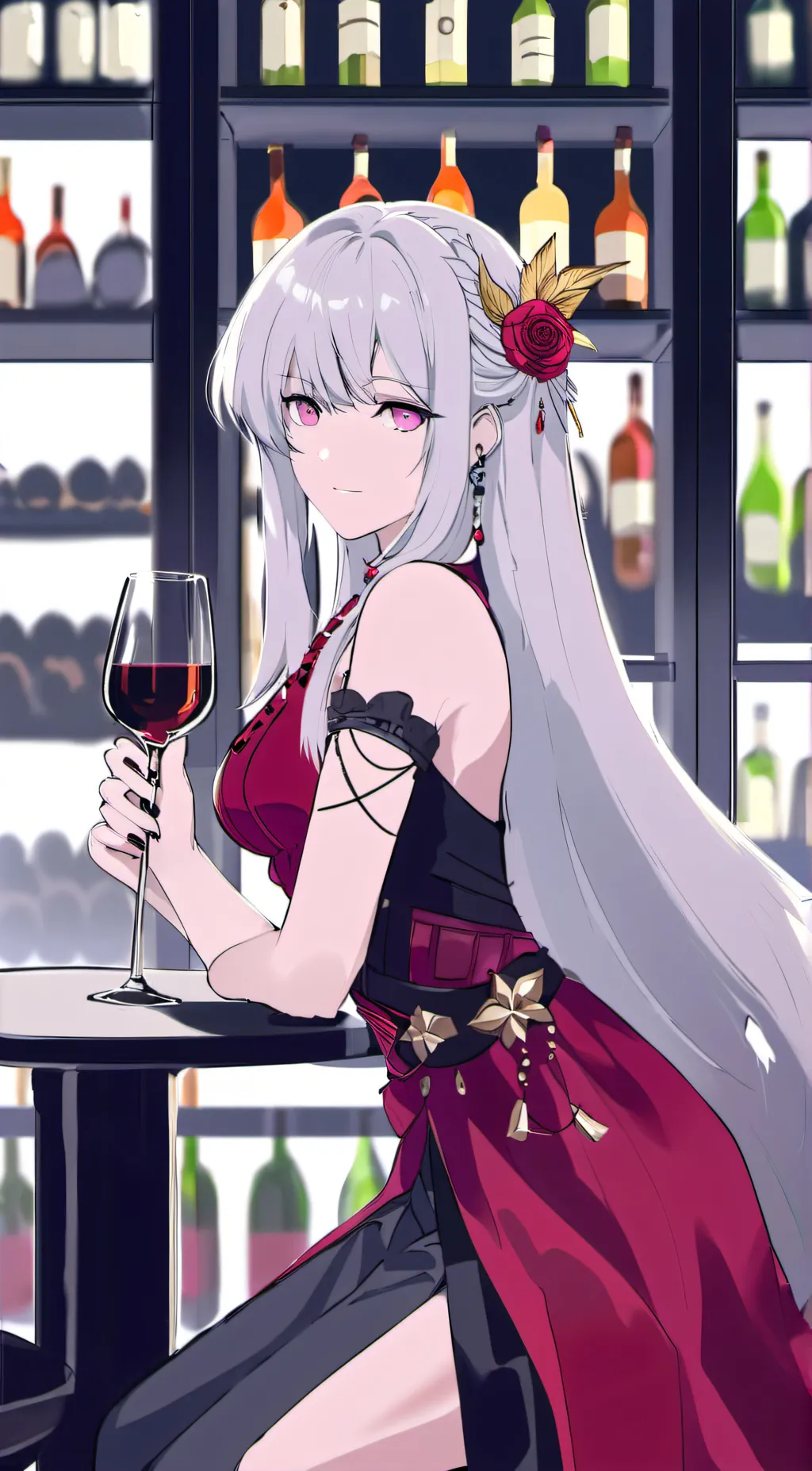 ai character: sky background