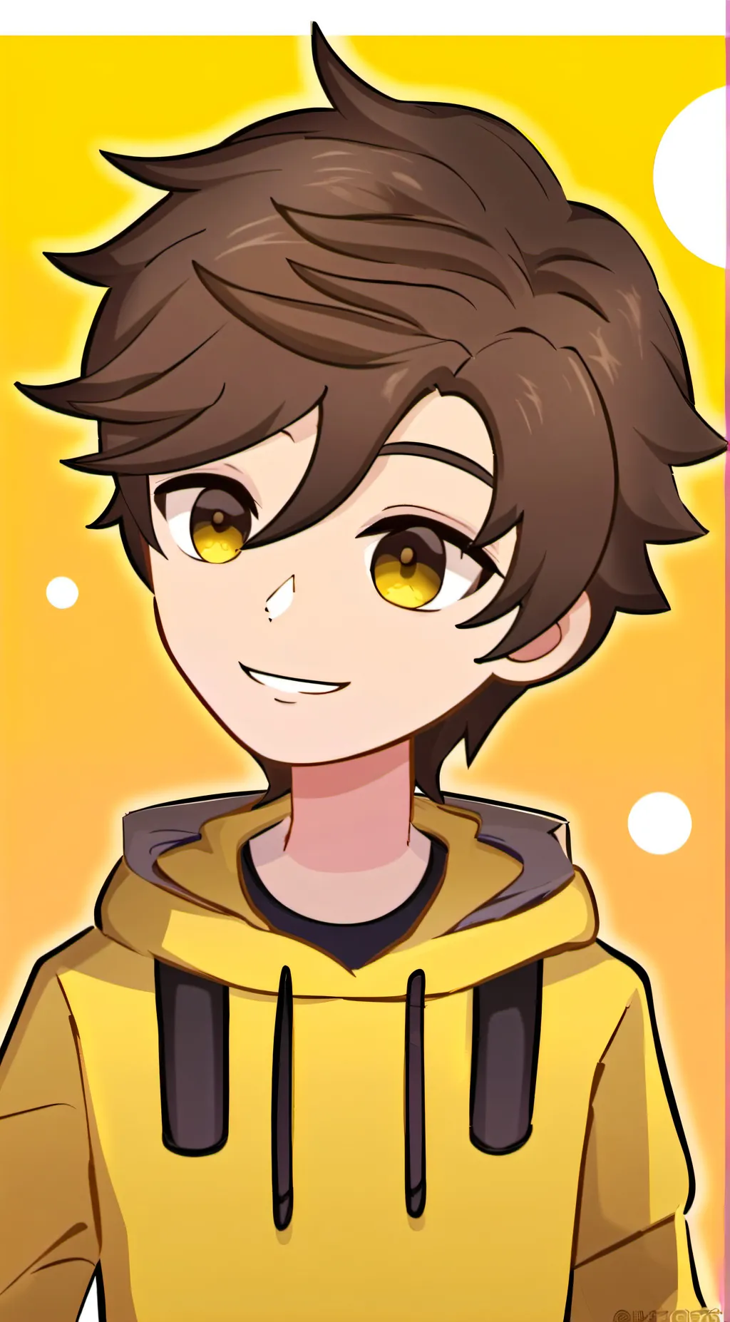 ai character: glitch background