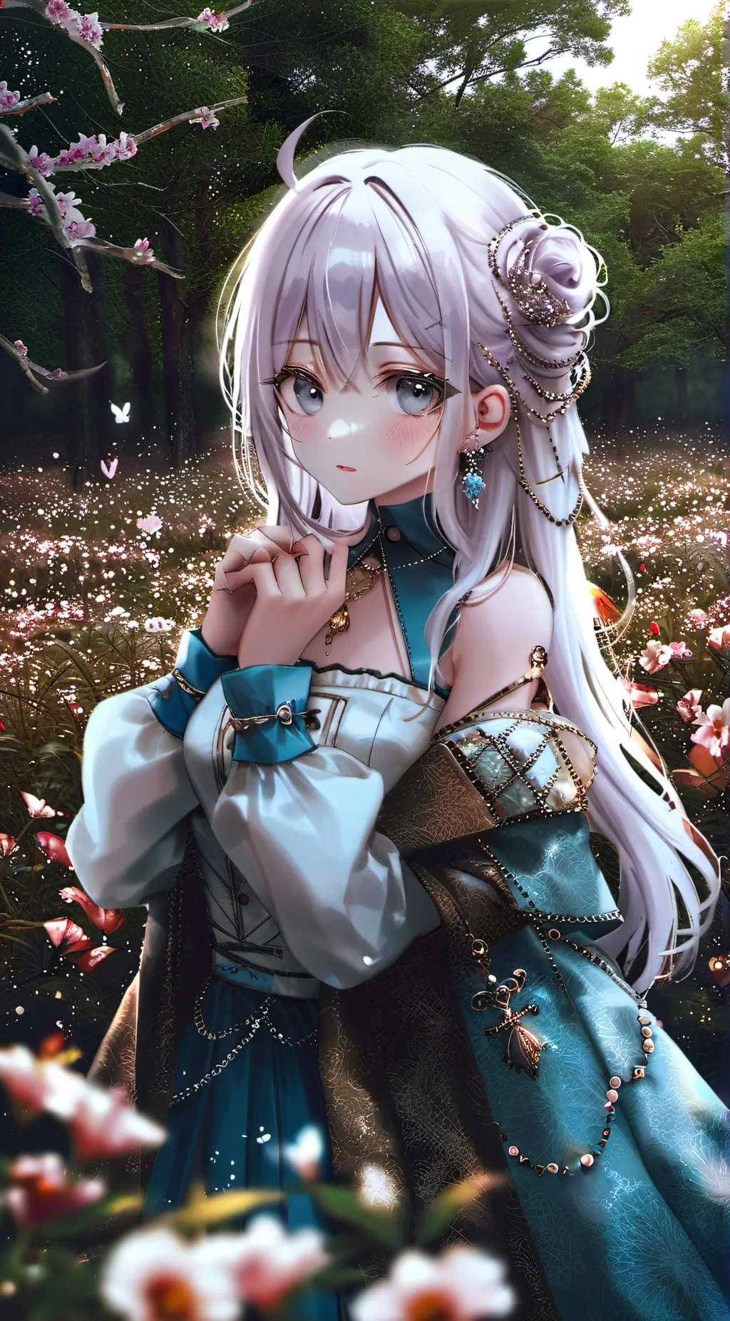 ai character: Boba tea Xiaohua  background