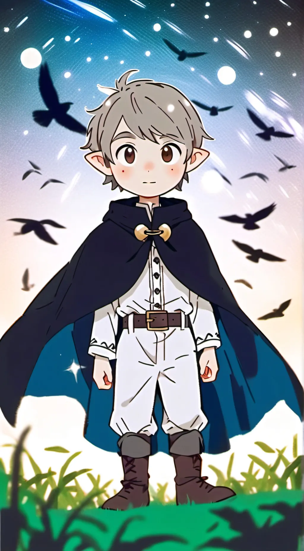 ai character: Odin Starchild background