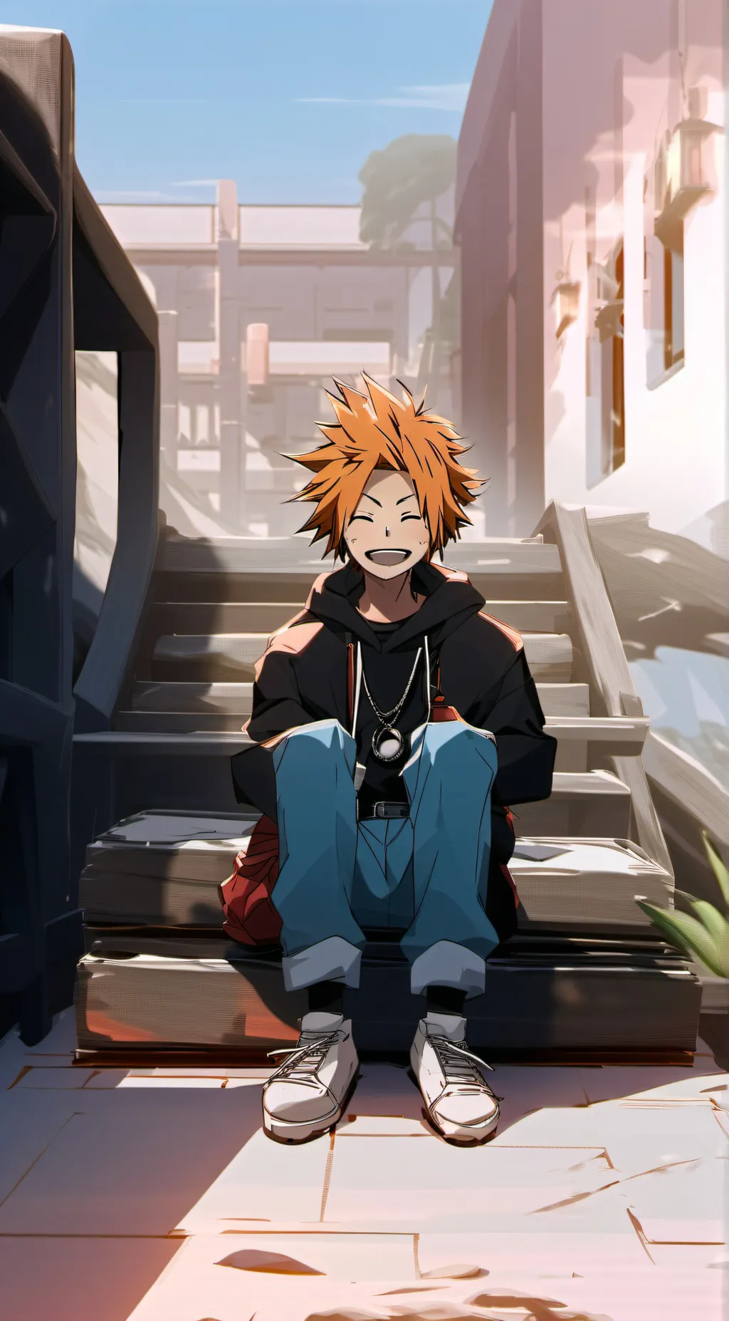 ai character: mha boy kisses background