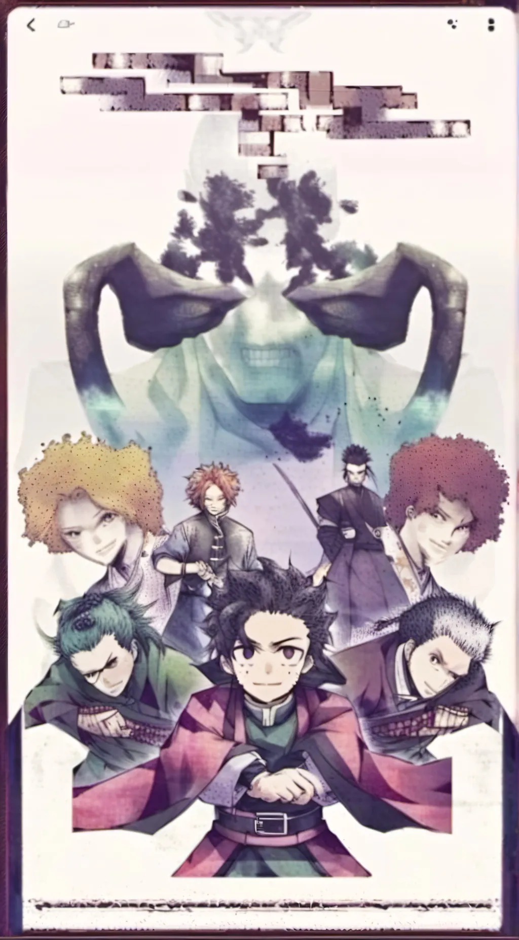 ai character: Demon slayer background