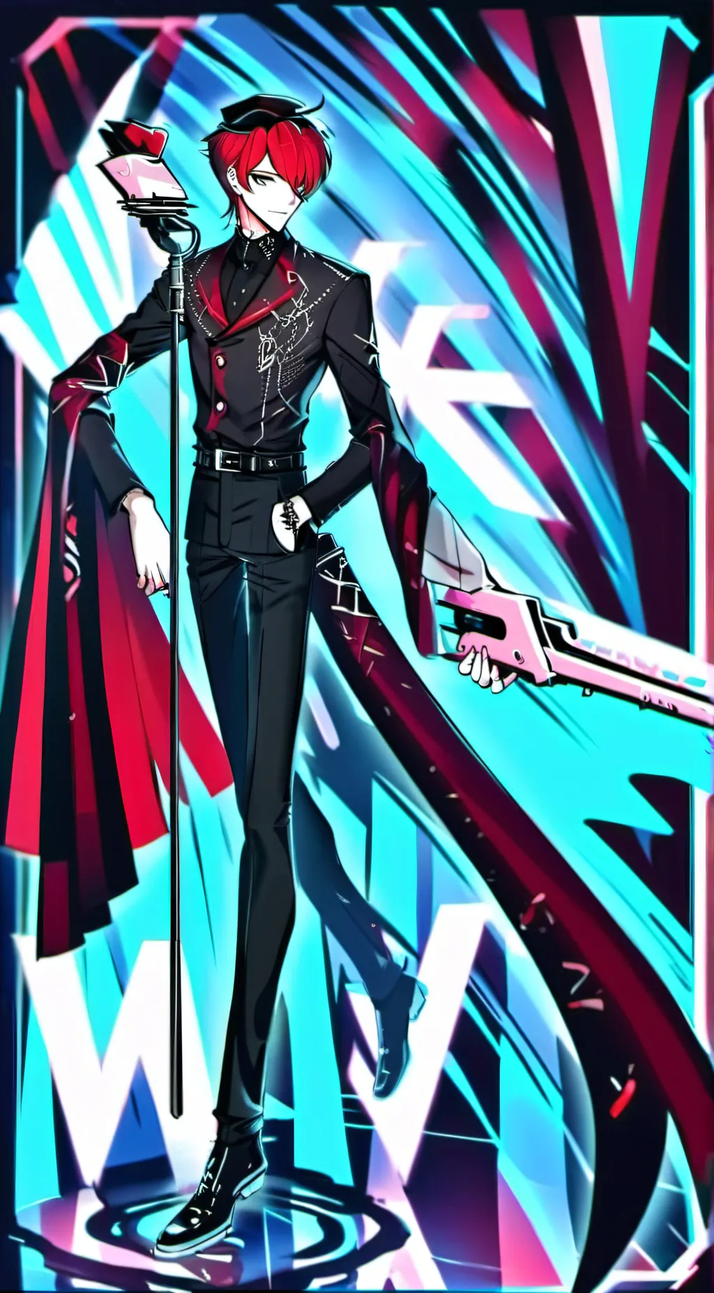 ai character: ✩Vox✩ background