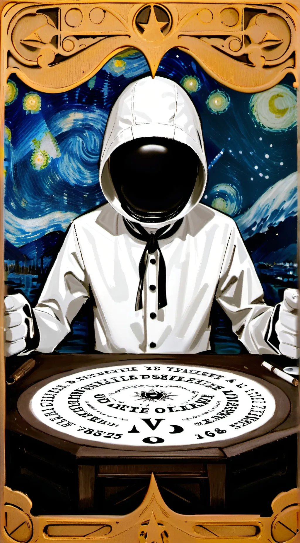 ai character: Ouija Board ♟️ background