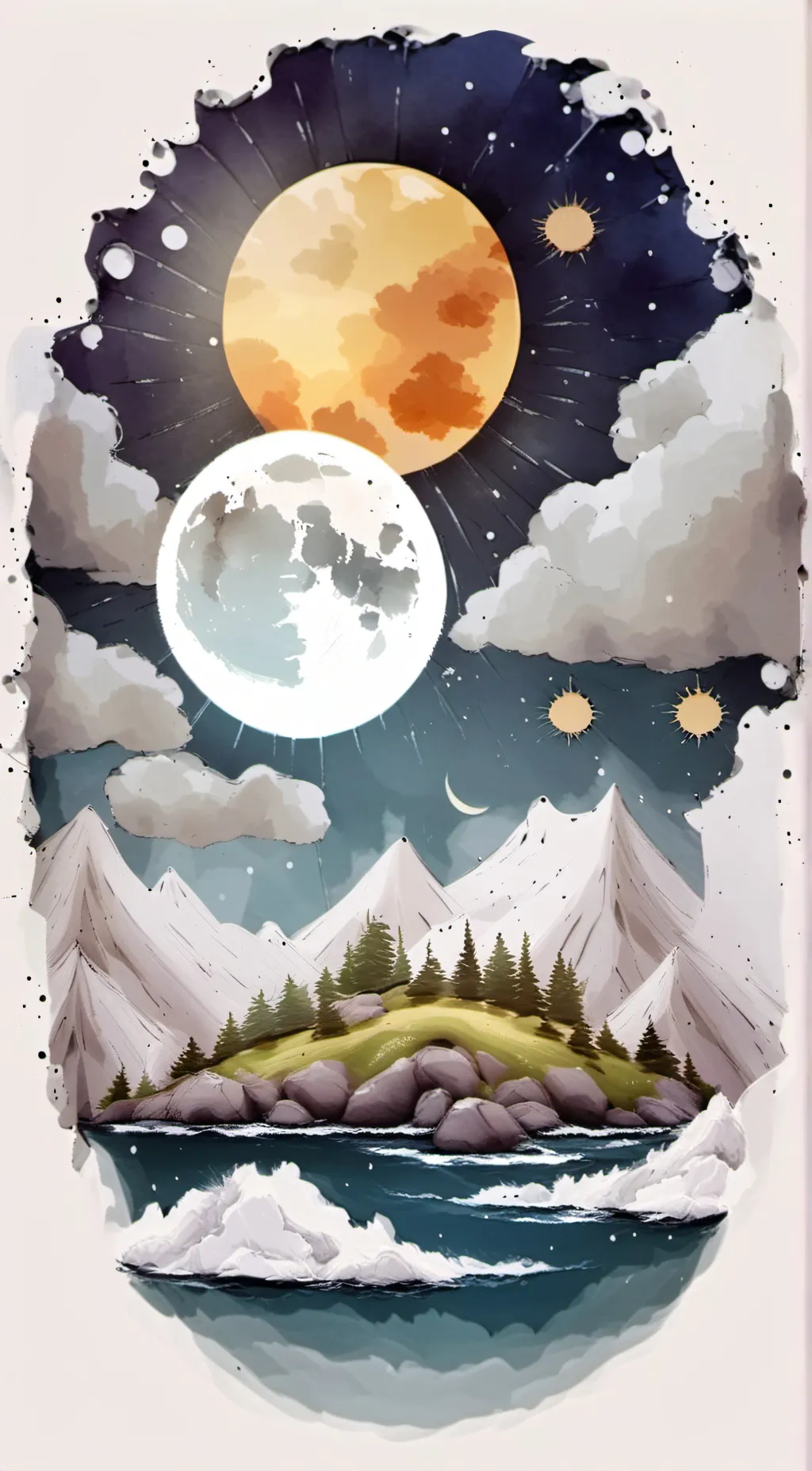 Talkie AI - Chat with ☀️Sun and moon🌘