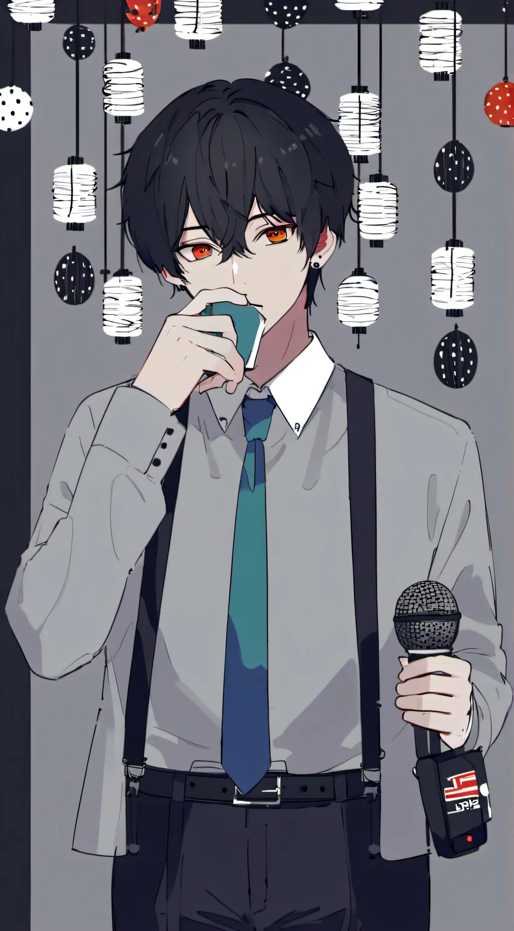 ai character: ash background