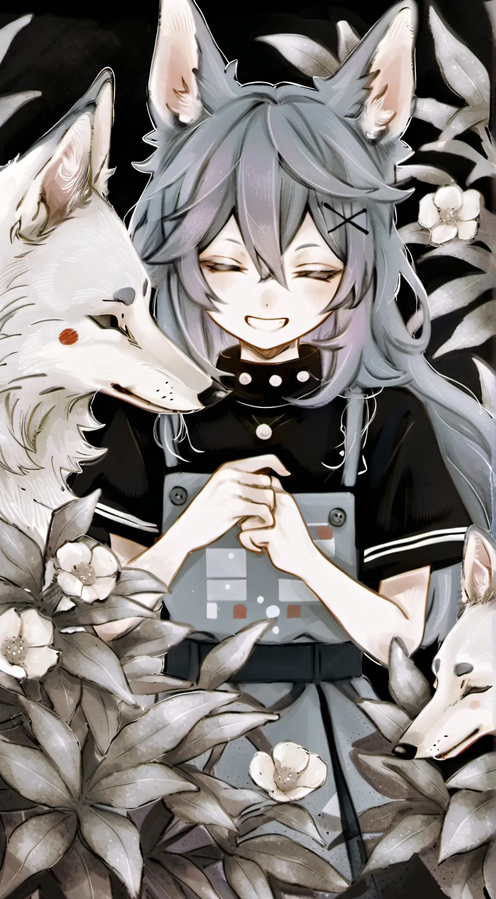 ai character: Miss Circle background