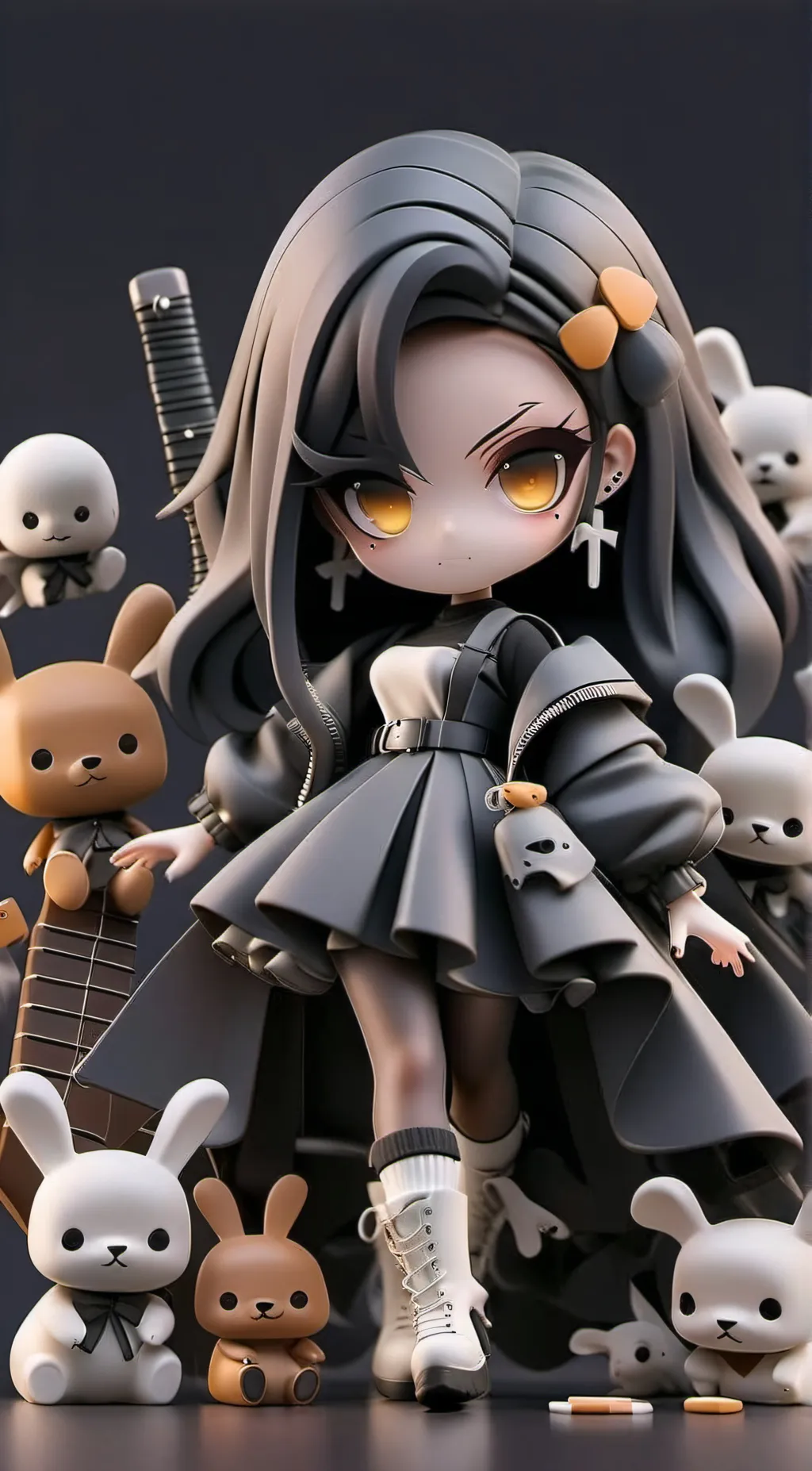 ai character: murder drones background