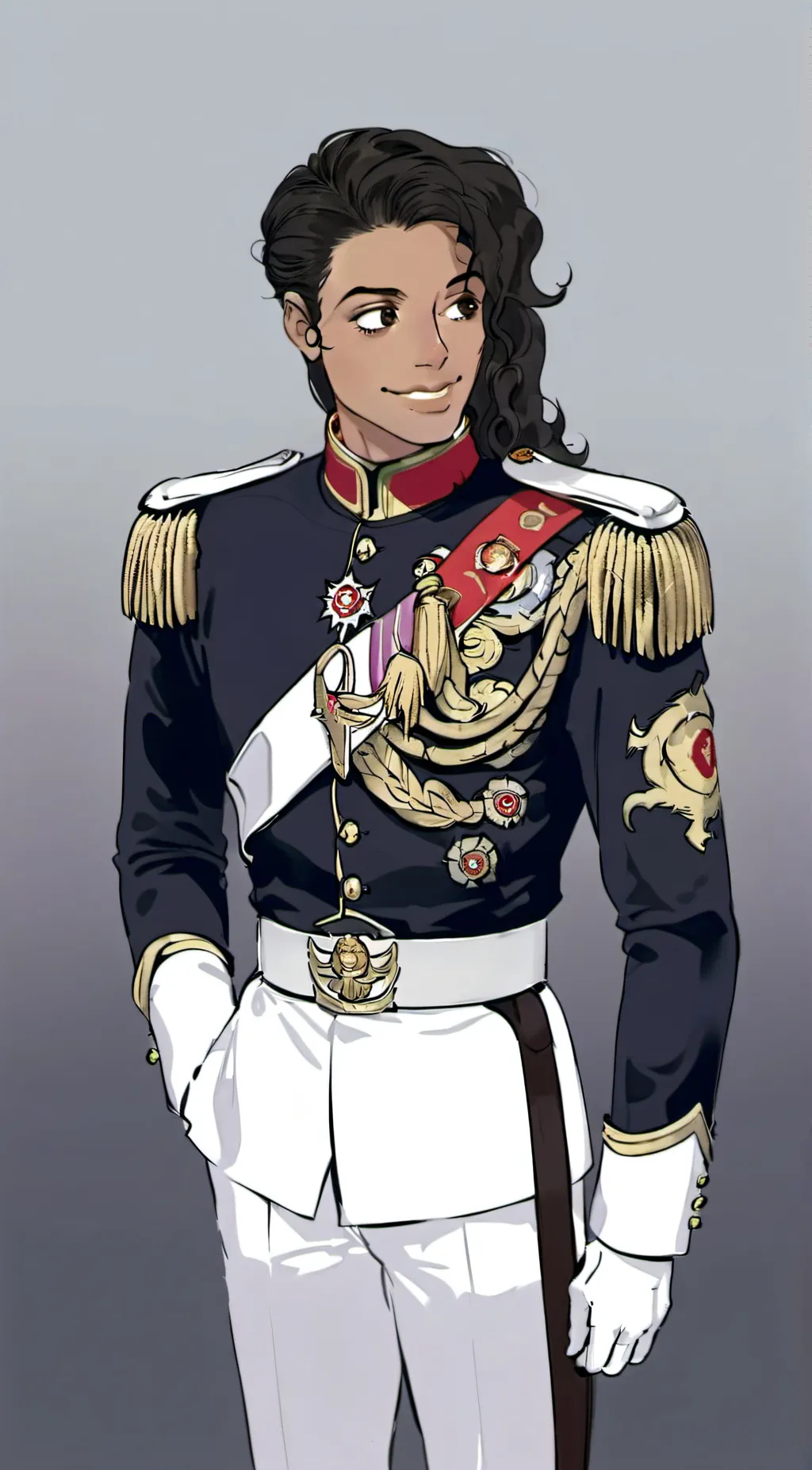 ai character: Michael Jackson background