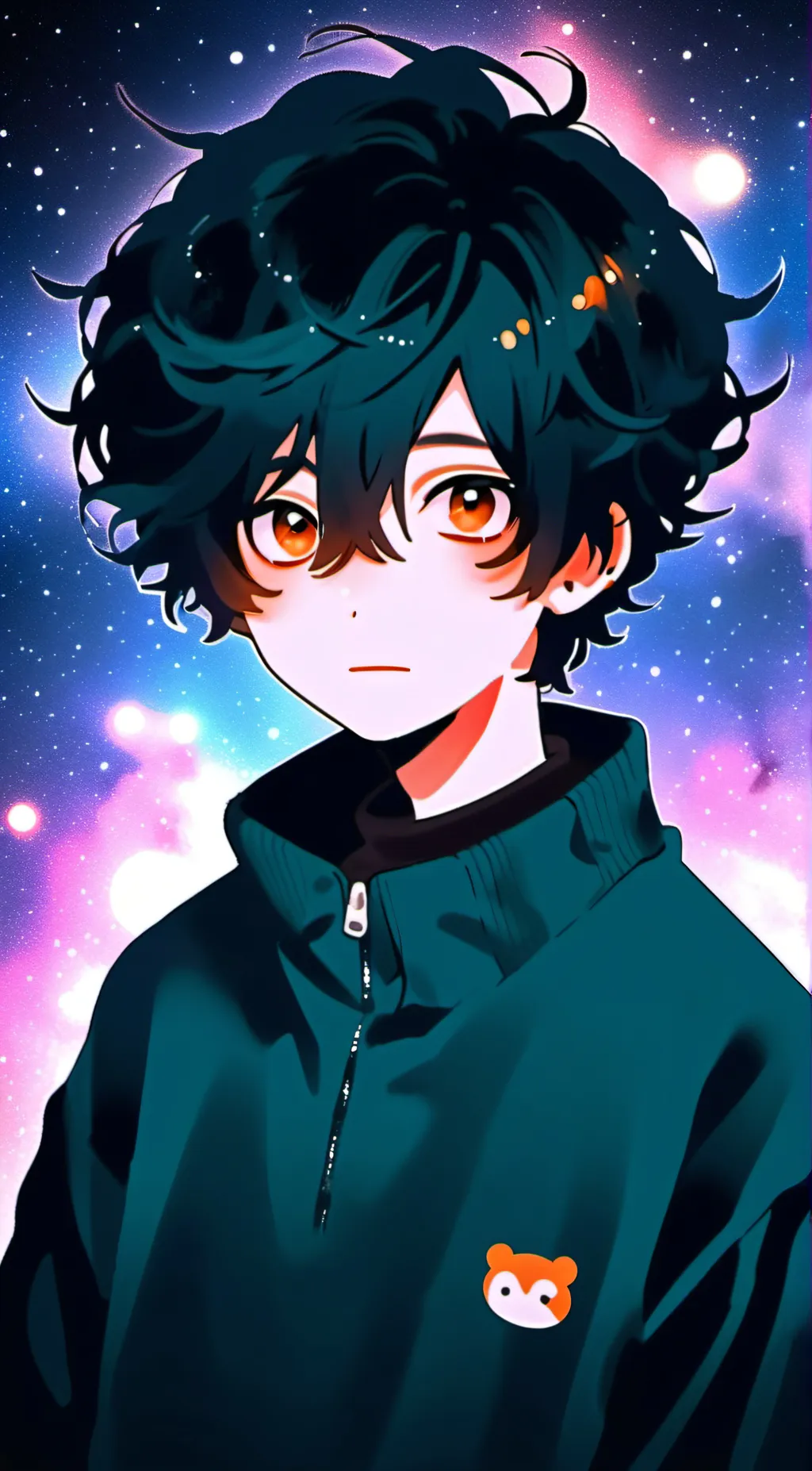 ai character: nico,di,Angelo  background