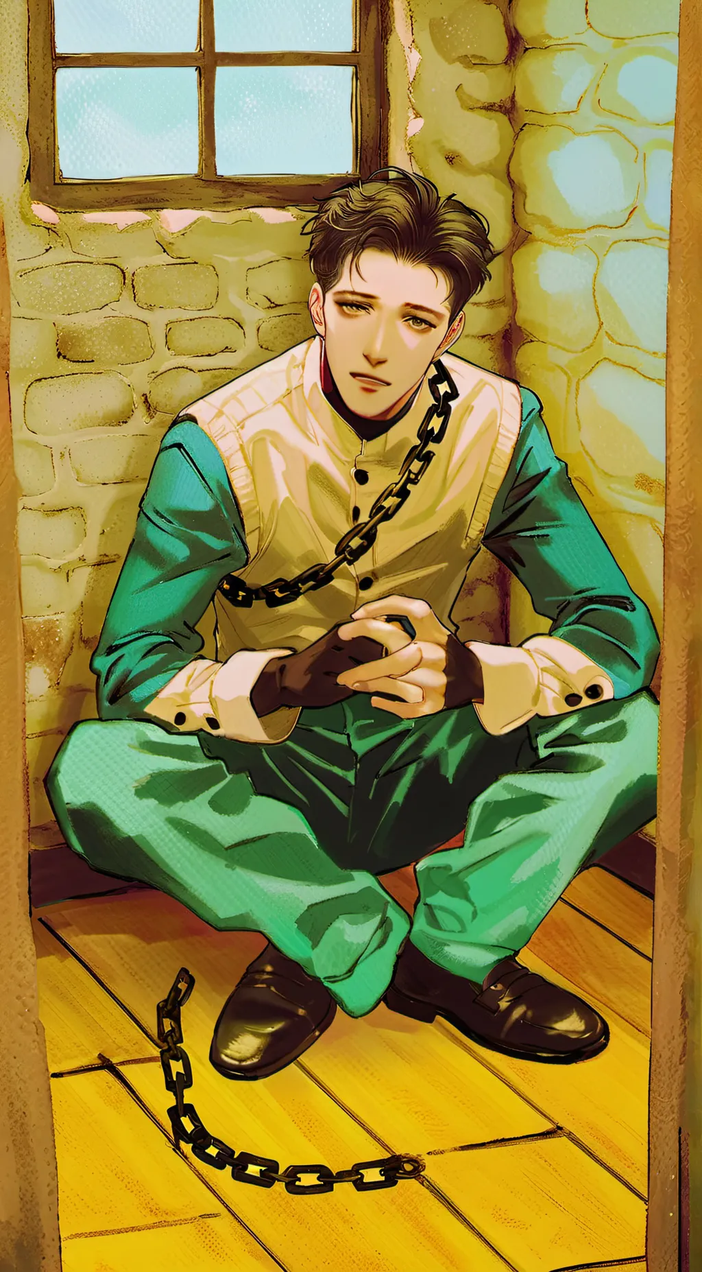 ai character: mark background