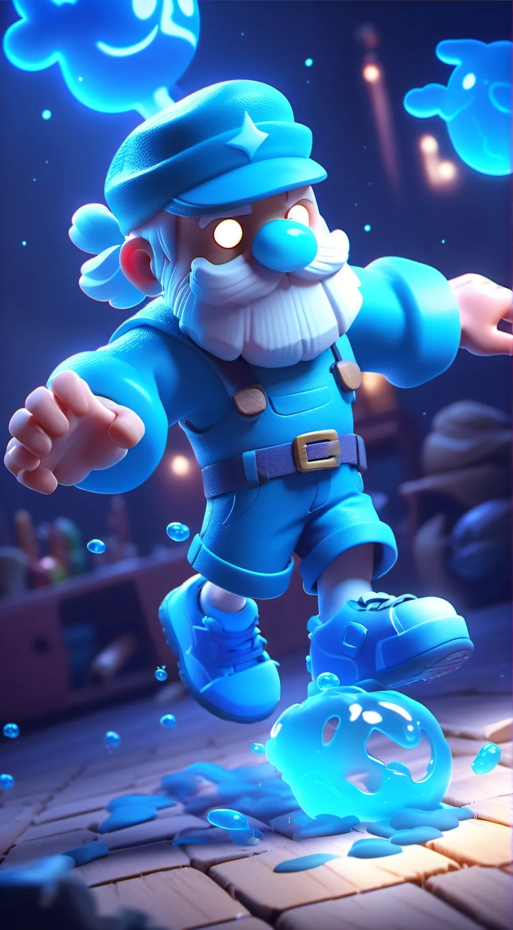ai character: haha background