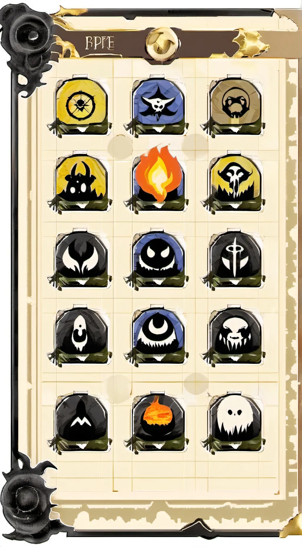 ai character: Monster journal  background