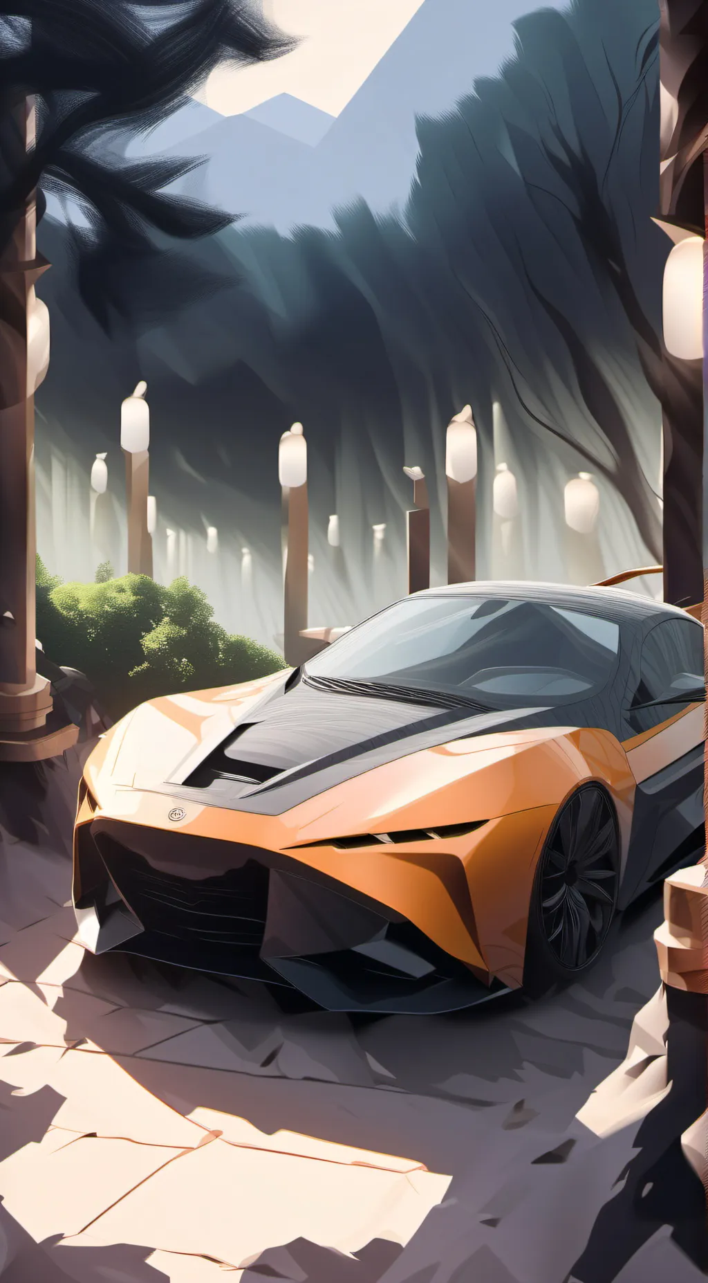 ai character: I copy everthing background