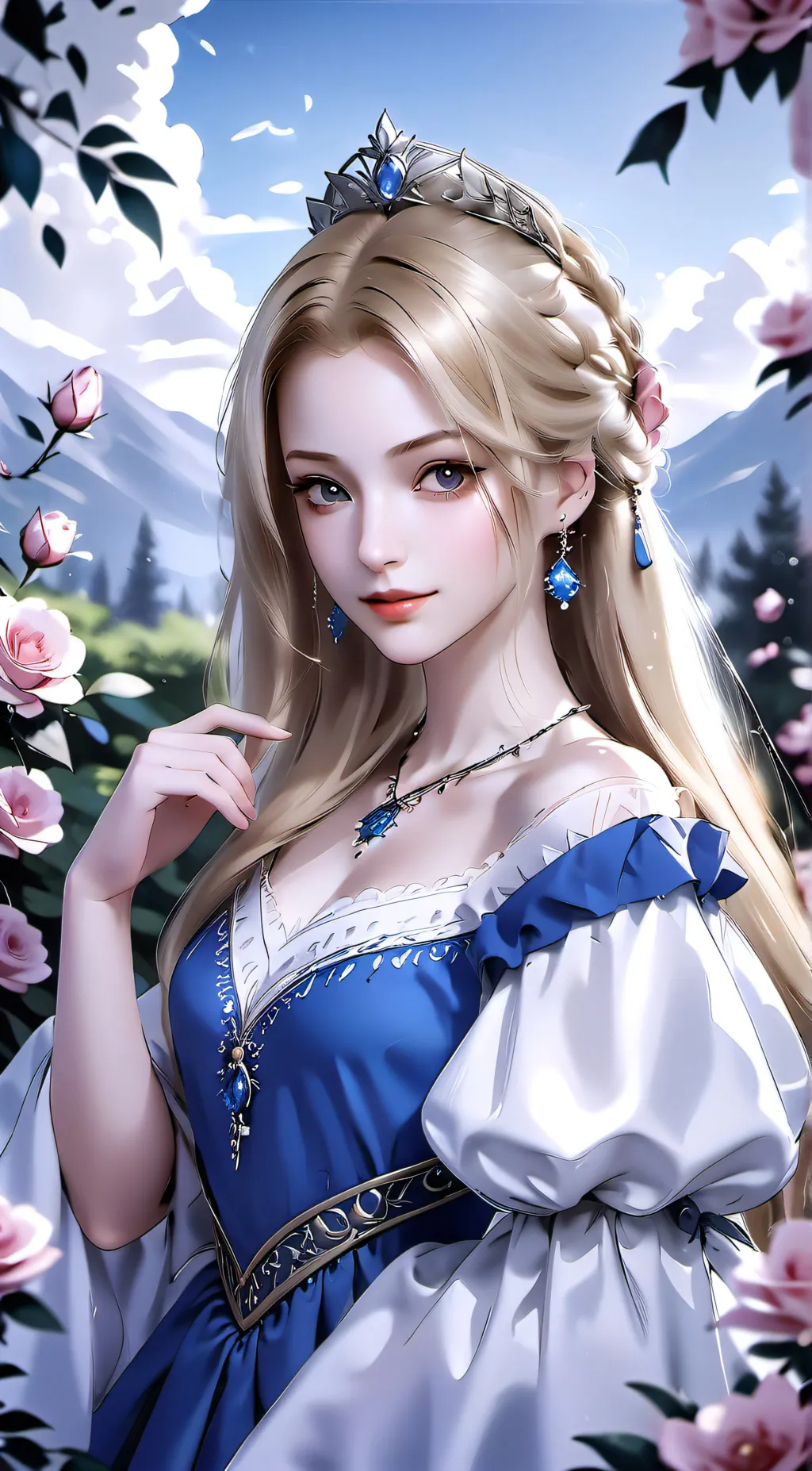ai character: Princess Roseline background