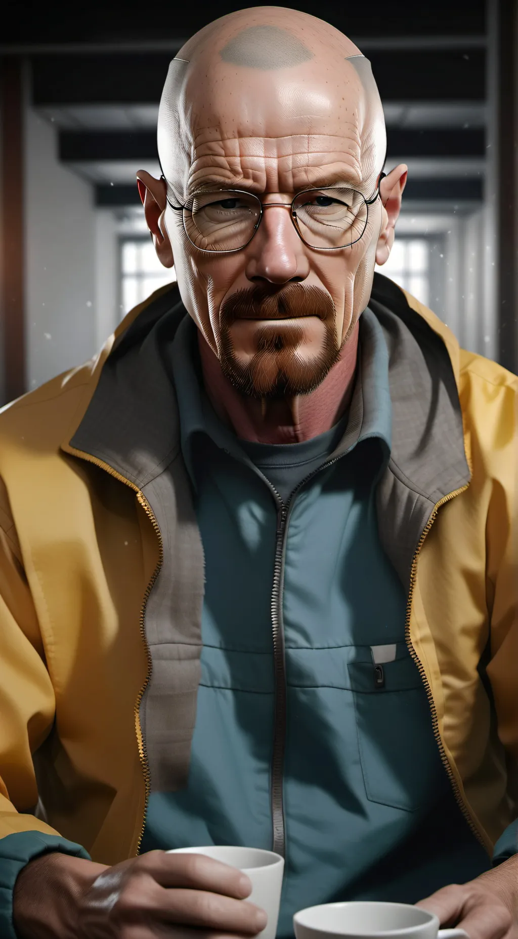 ai character: walter white  background