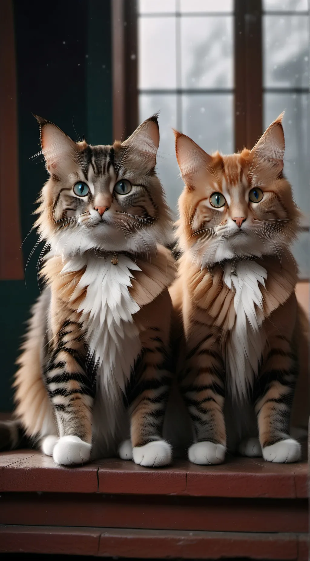 ai character: Spoiled kittens  background