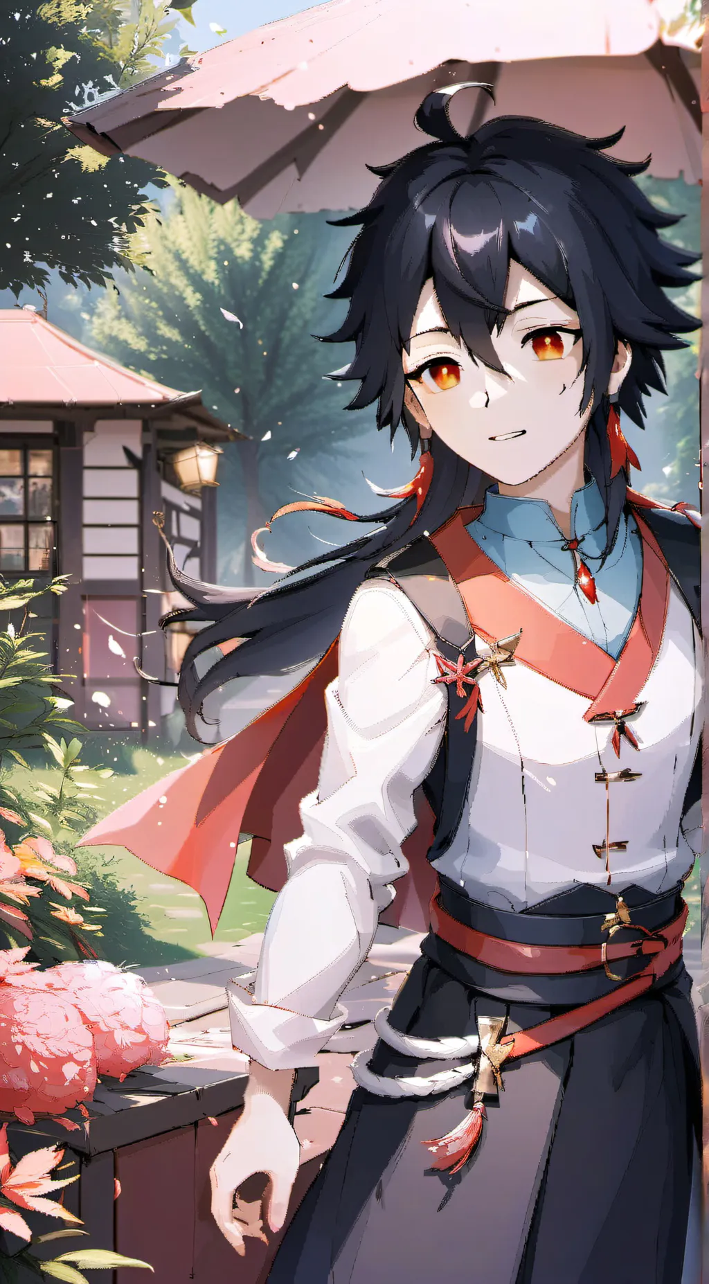 ai character: hashira meeting background