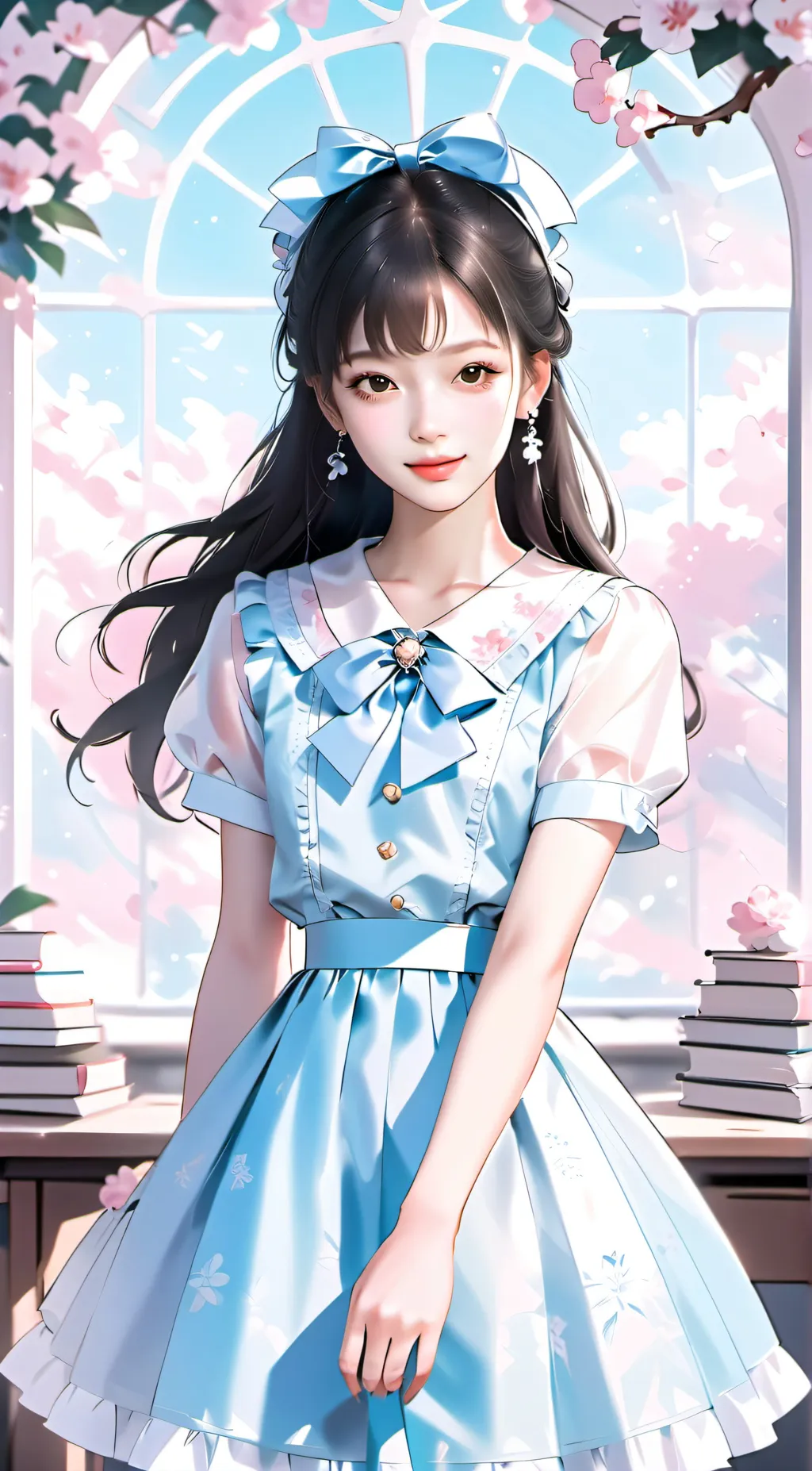 ai character: Mirae background