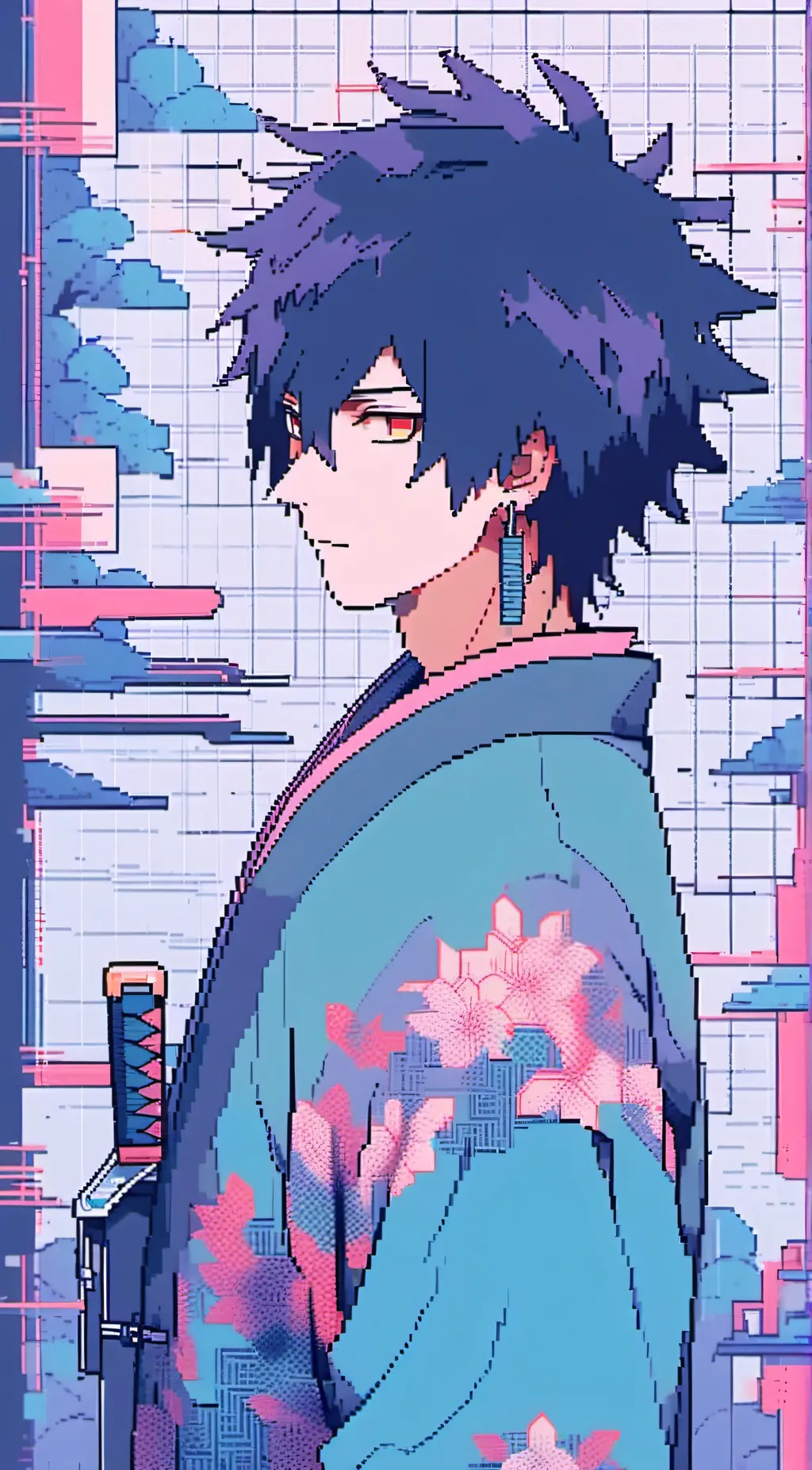 ai character: Sasuke background