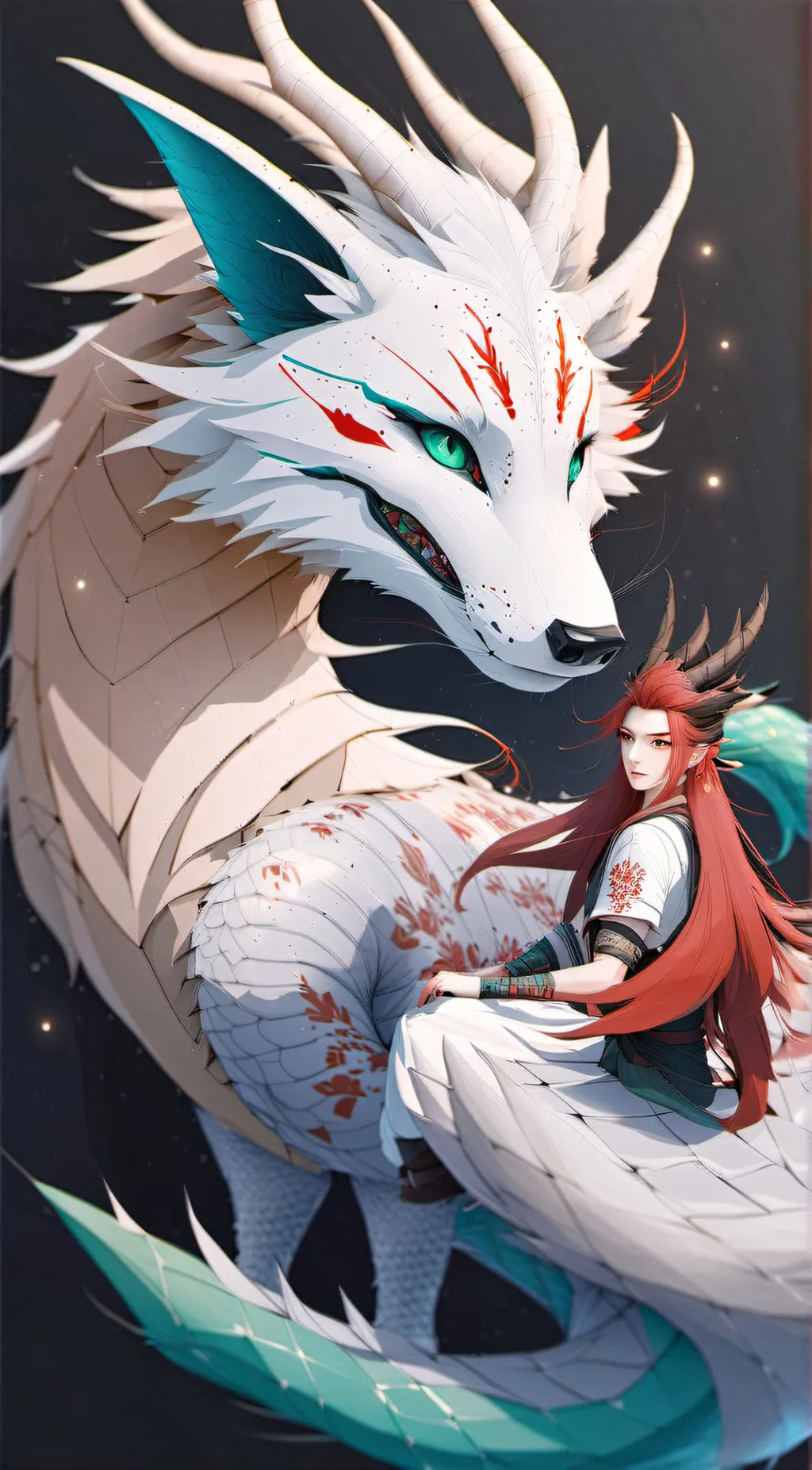 ai character: dragon x lola background
