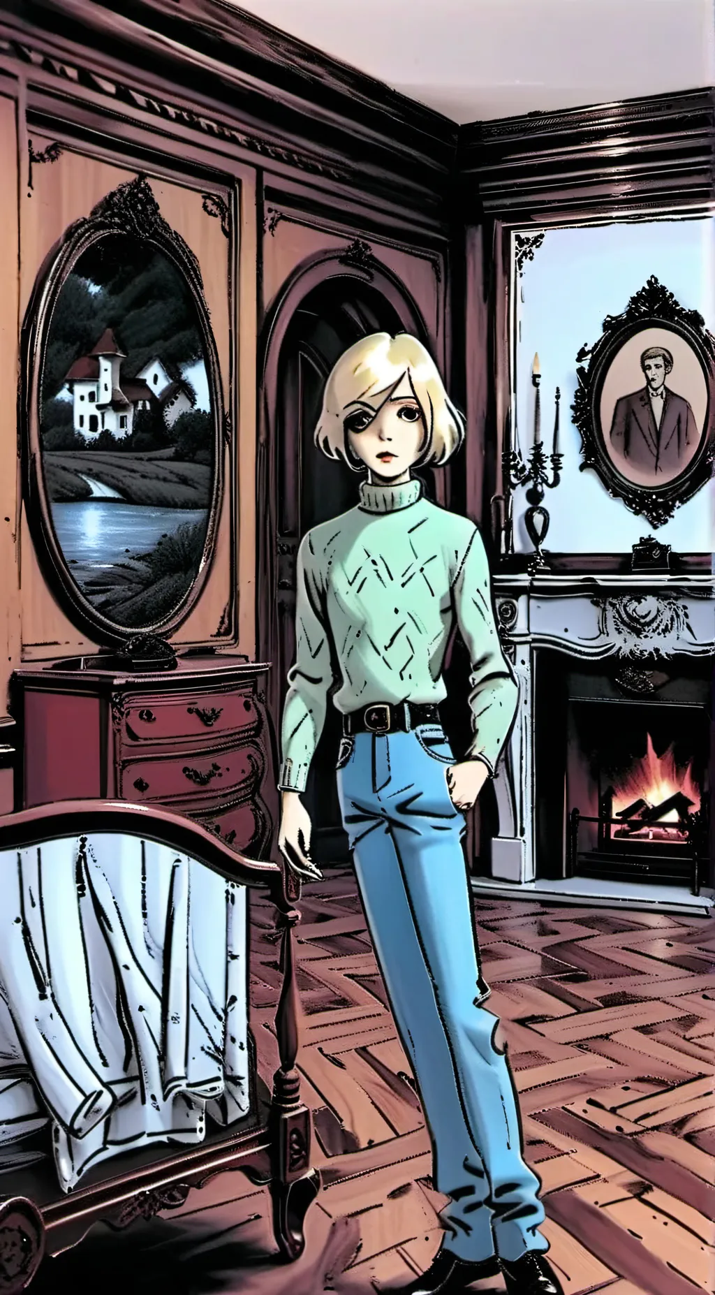 ai character: Tara The Android  background