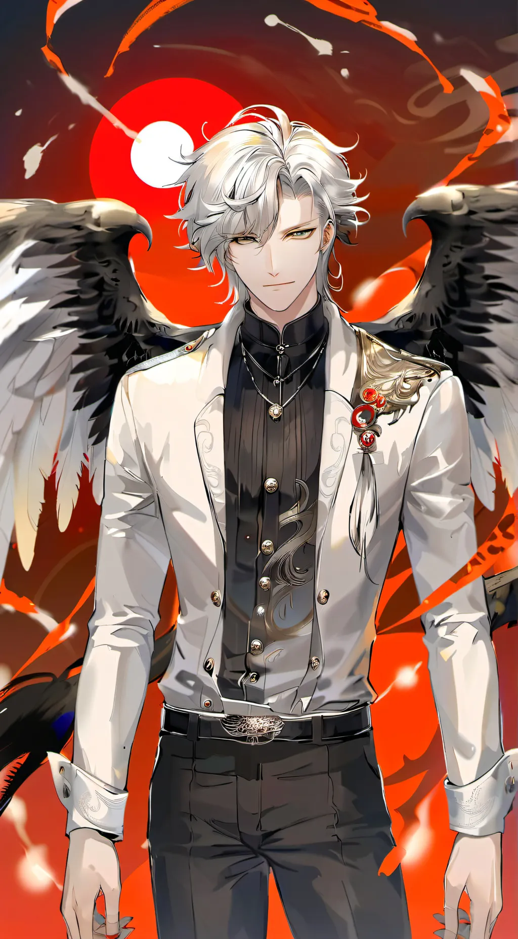 ai character: Crow background