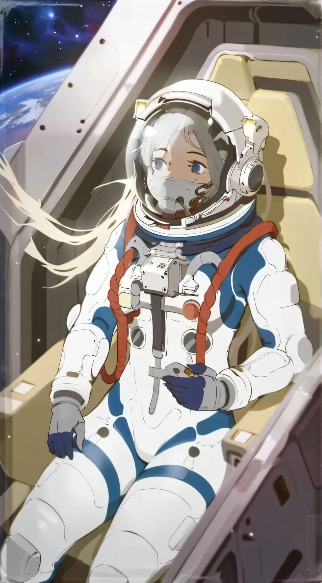 ai character: Crystal background