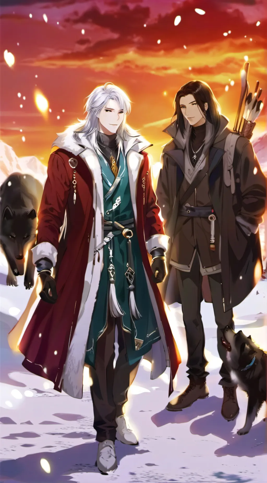 ai character: Raven + Flynn background