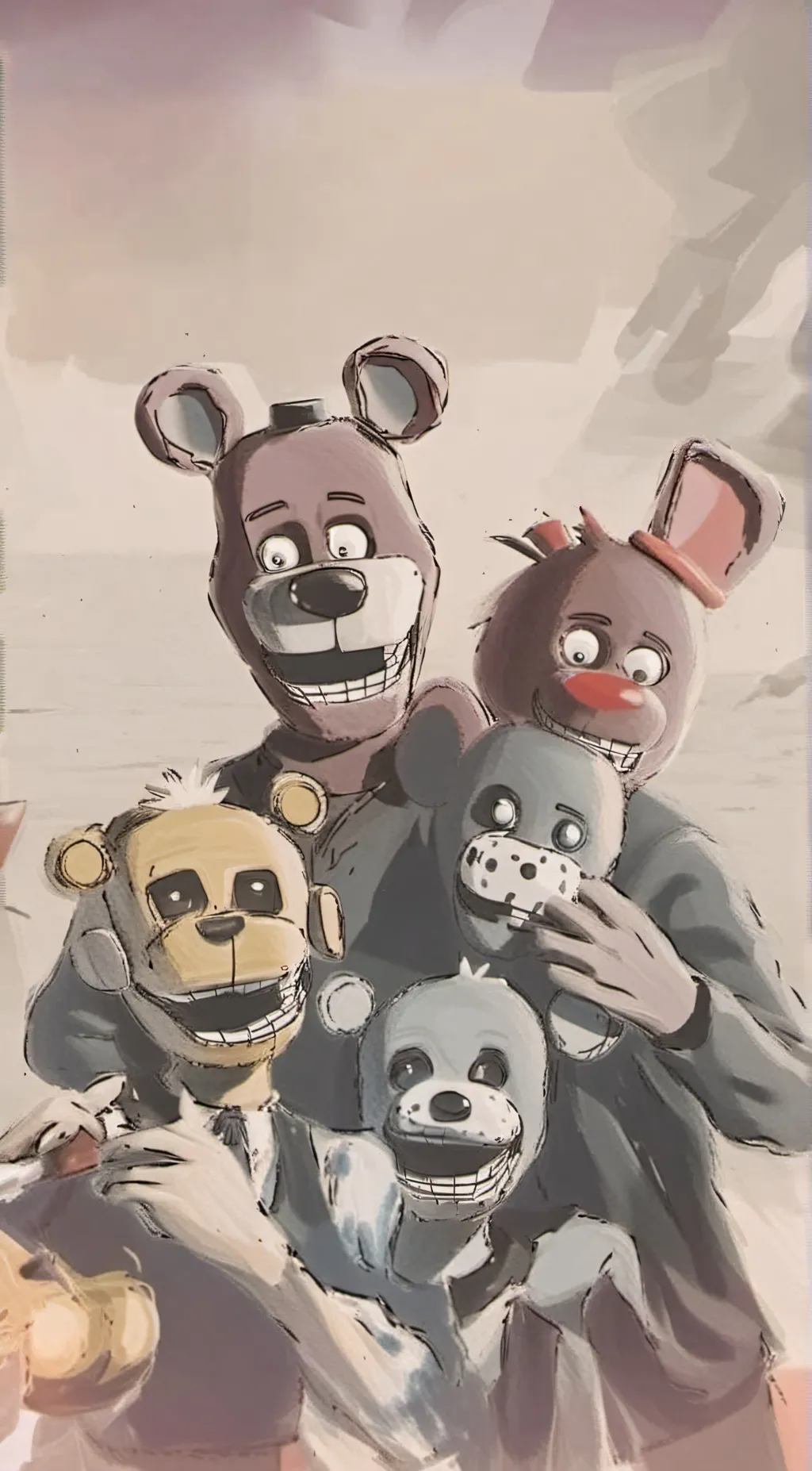 ai character: fnaf background