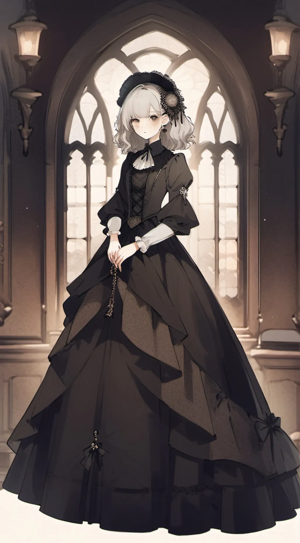 ai character: Cyno x tighnari  background