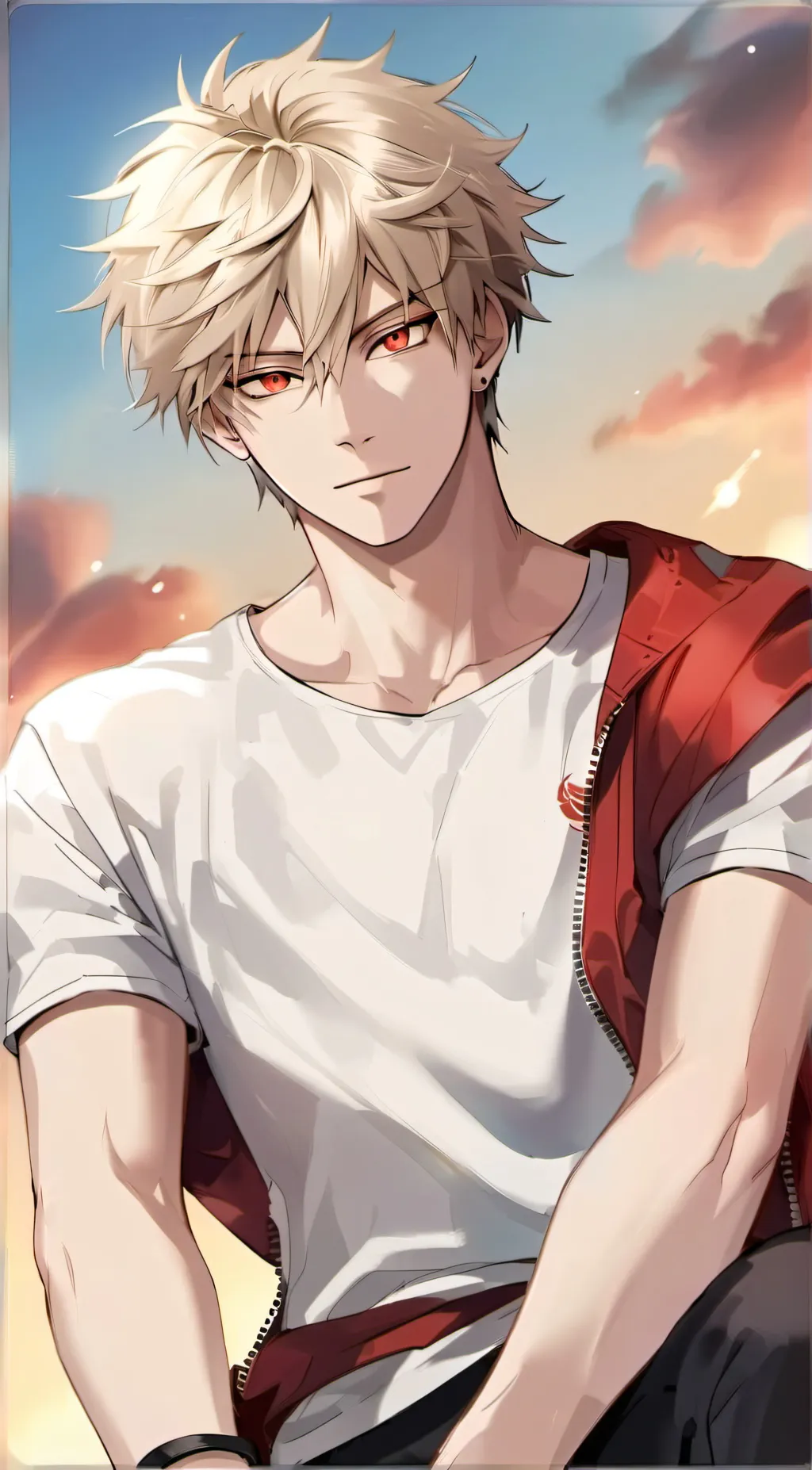 ai character: Baku🔥💥 background