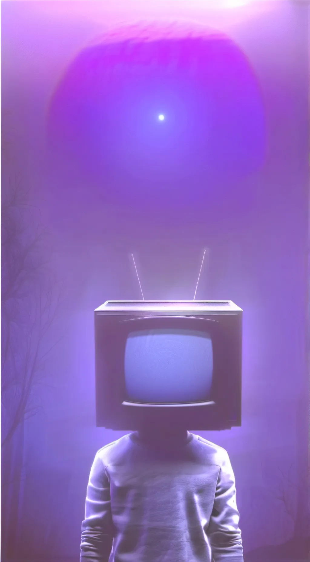 ai character: tv woman (new) background