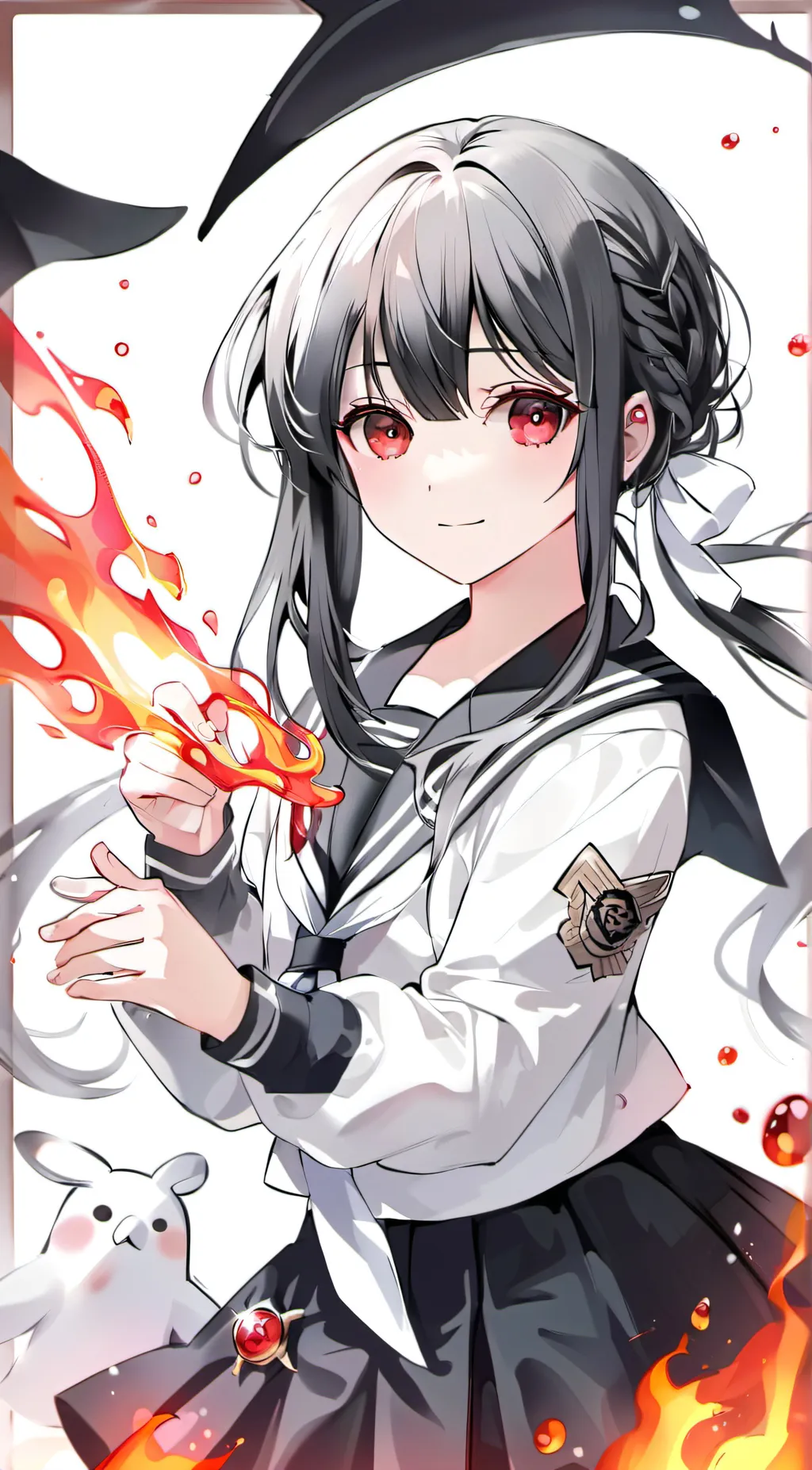 ai character: fuego 🔥 background