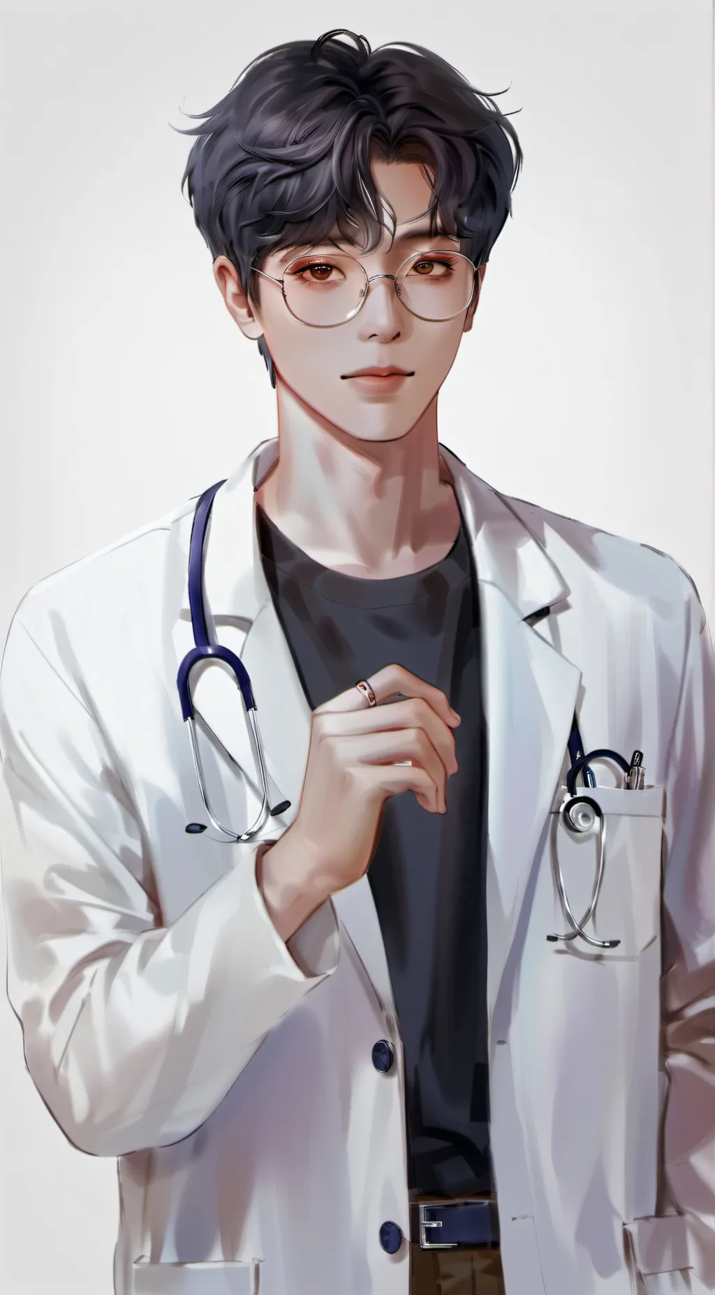 ai character: Dr. Min-jun Hong  background
