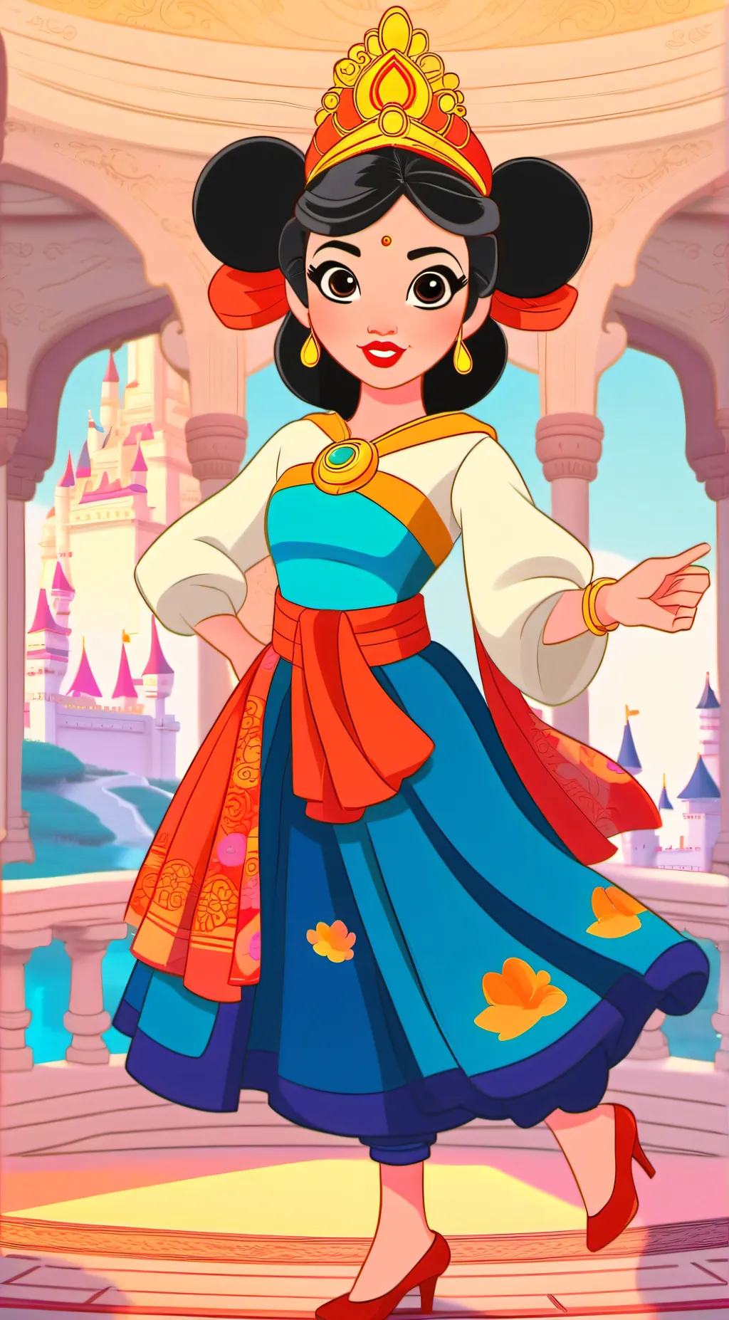 ai character: Lily background