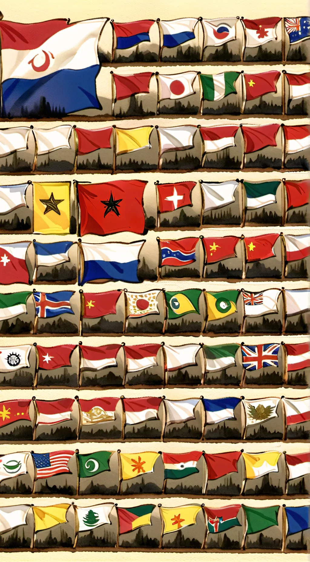 ai character: country humans  background